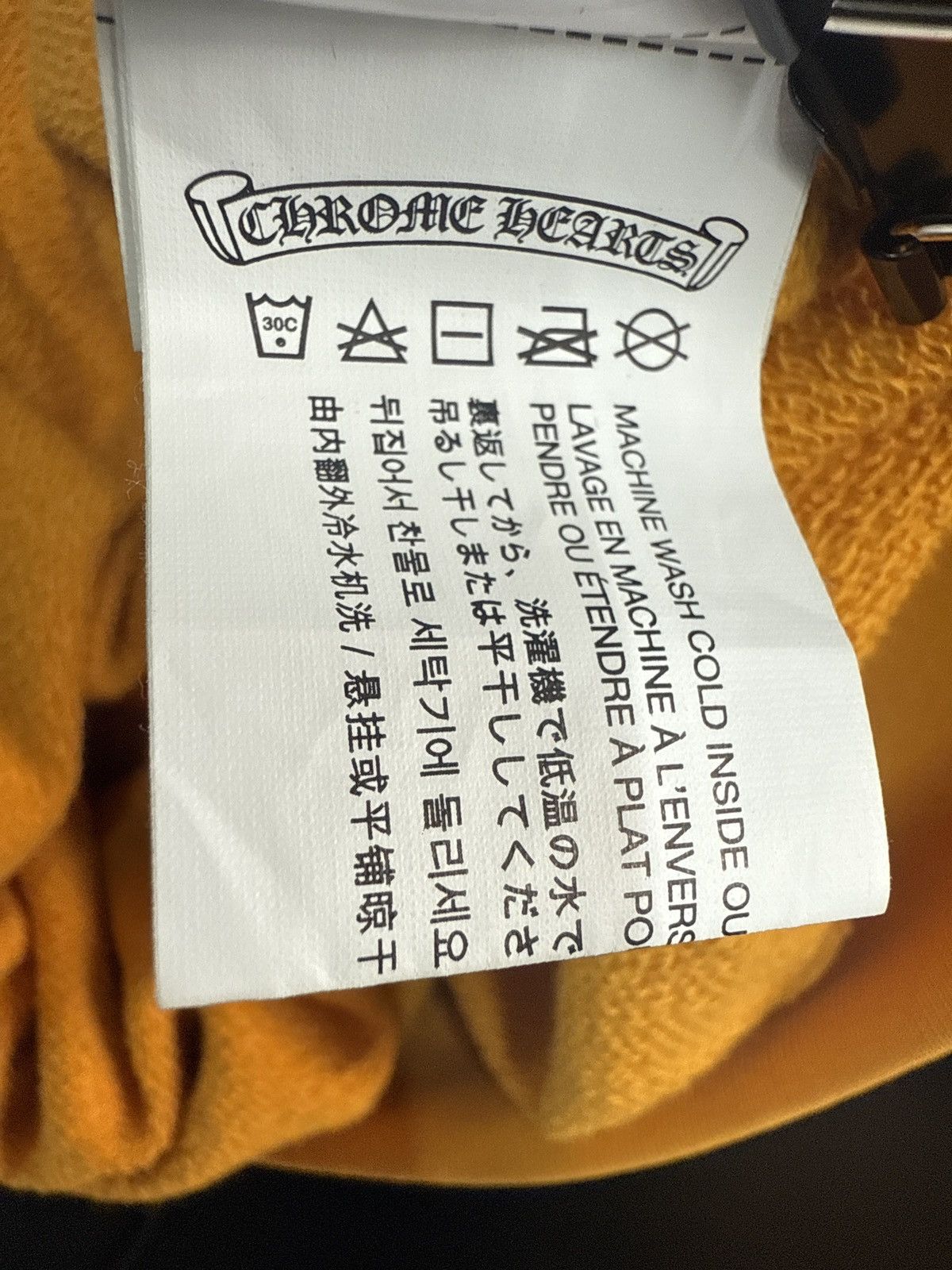 Chrome Hearts CHROME HEARTS SCRIPT SWEATSHIRT YELLOW BLACK Size US XS / EU 42 / 0 - 8 Thumbnail