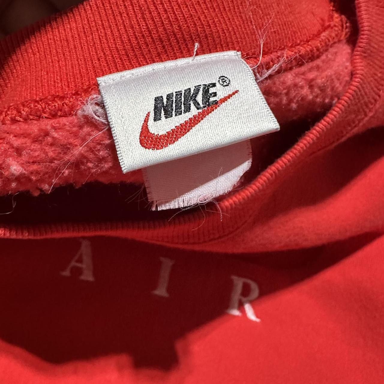 Nike Red Nike Air crewneck sweatshirt XL Size US XL / EU 56 / 4 - 2 Thumbnail
