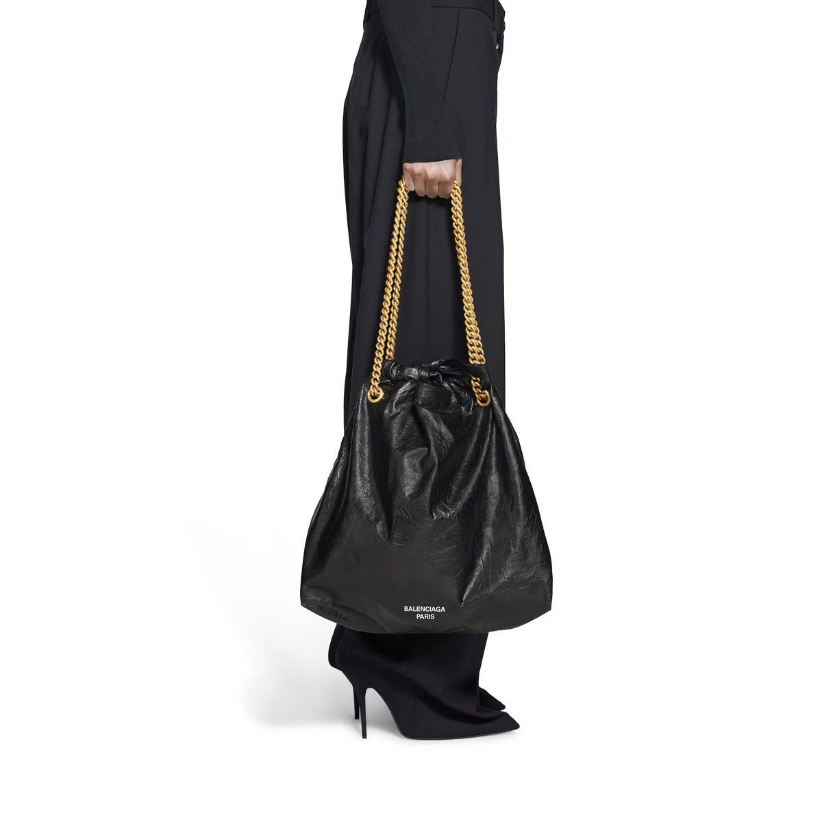 Balenciaga Balenciaga Crush Medium Tote Bag Size ONE SIZE - 3 Thumbnail