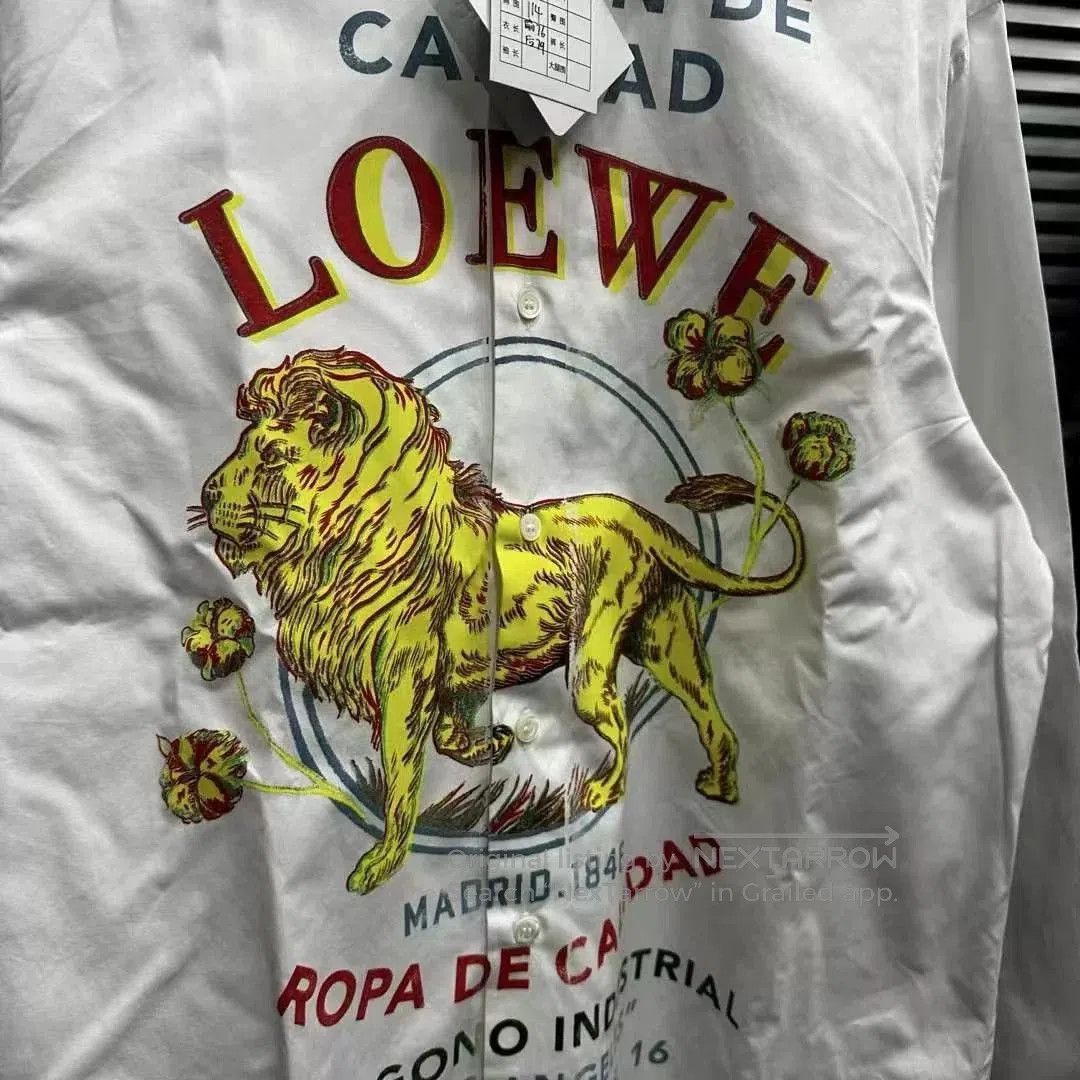 Loewe Loewe Lion Logo Shirt Size 4. Size US XXS / EU 40 - 2 Thumbnail