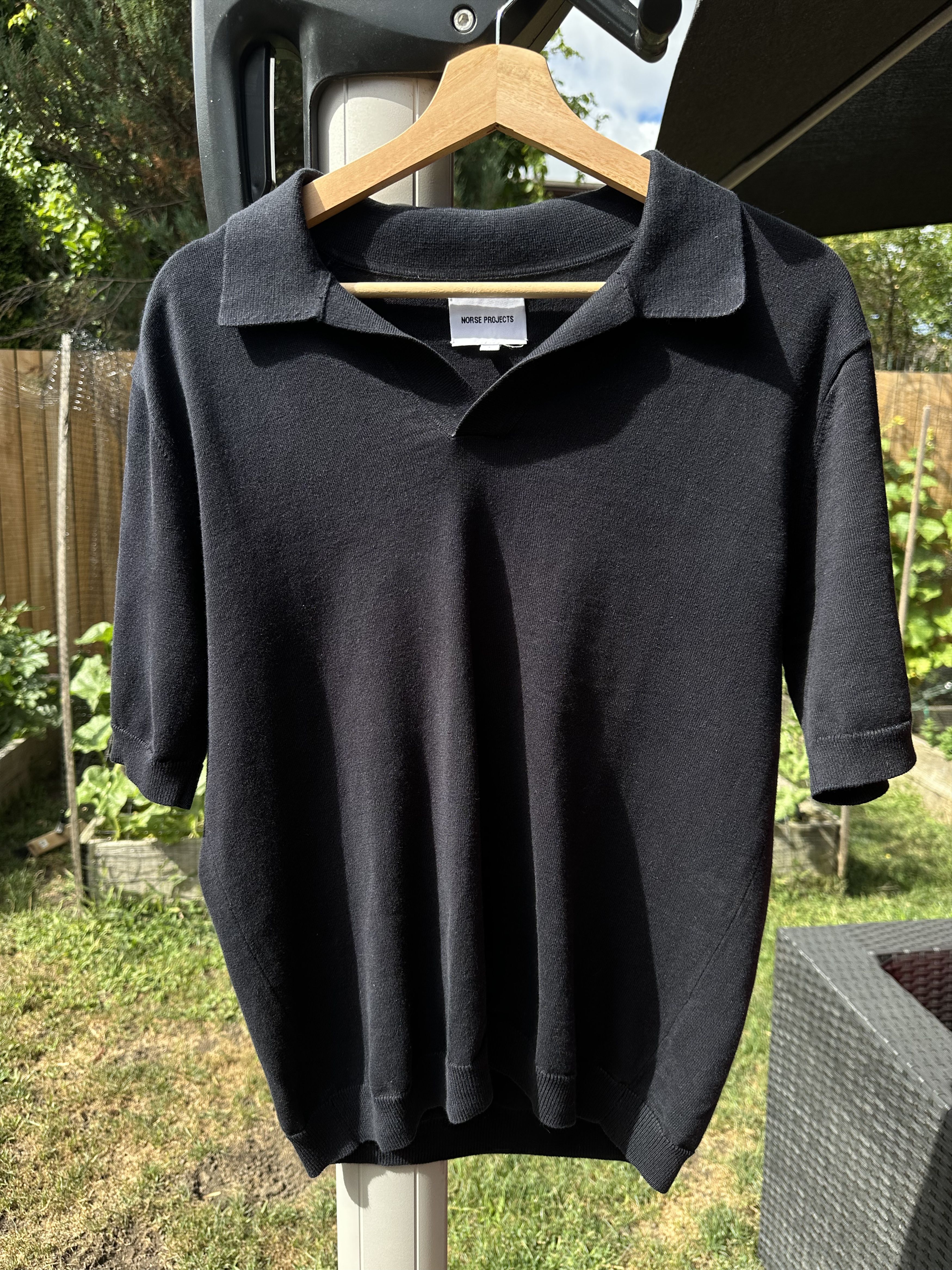 Norse Projects Leif Cotton Linen Polo Dark Navy Size US S / EU 44-46 / 1 - 1 Thumbnail
