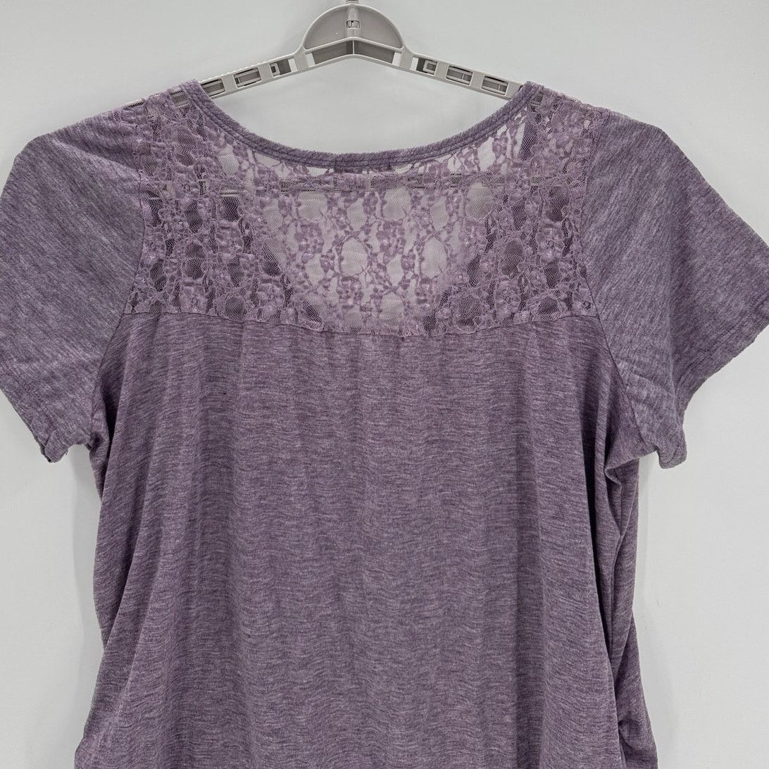 Other Maurices True Y2K floral beaded graphic Ruched Sides 3X top Size 3XL / US 20-22 - 9 Thumbnail