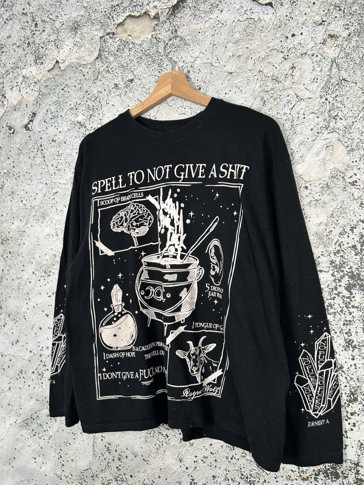 Vintage Vintage Avant Garde Goth Longsleeve Alternative Grunge Size US M / EU 48-50 / 2 - 2 Thumbnail