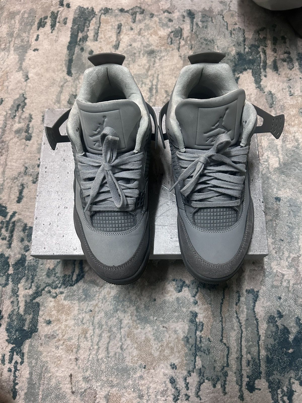 Jordan Brand Jordan 4 “paris olympics wet cement” Size US 8.5 / EU 41-42 - 3 Thumbnail