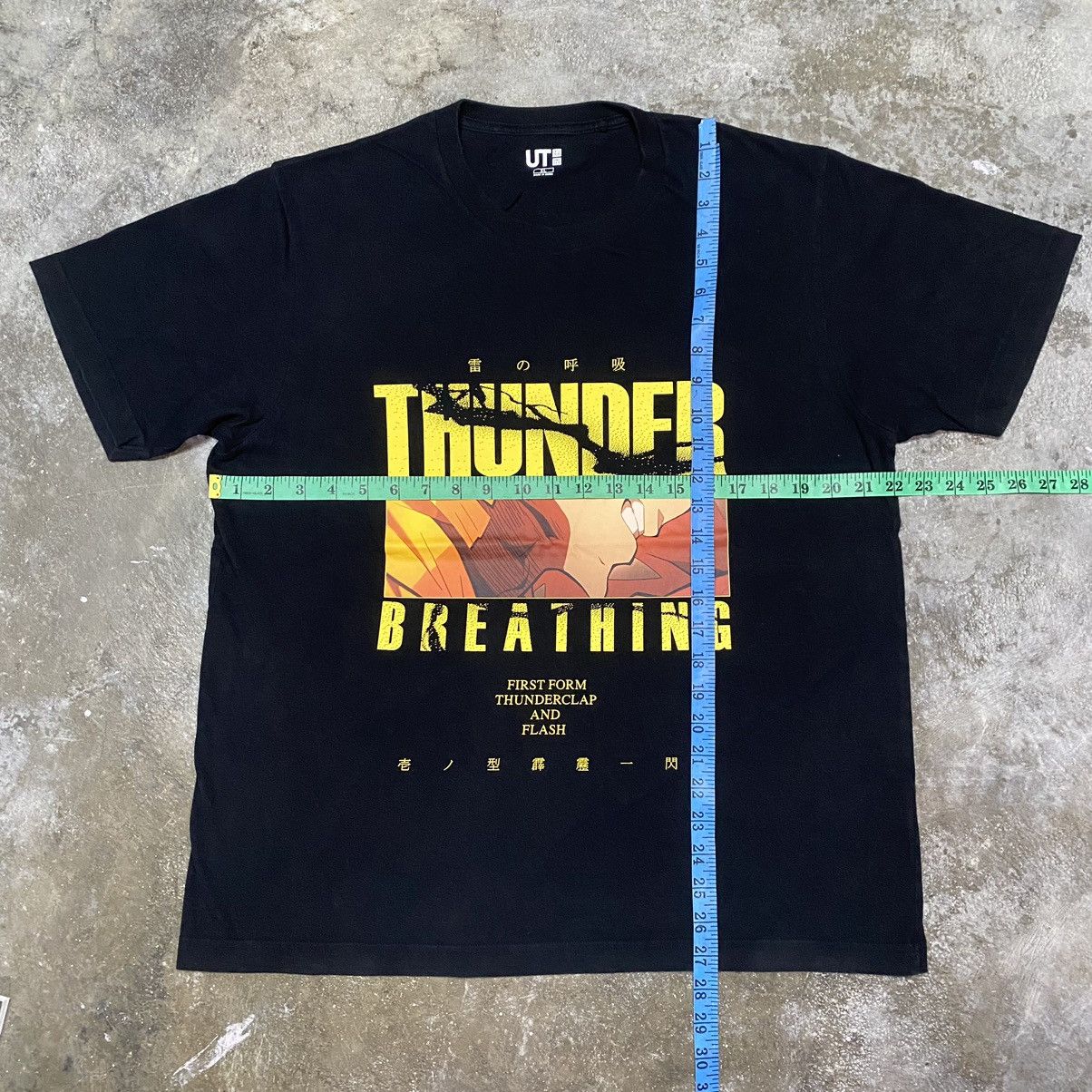 Anime × Japanese Brand × Uniqlo Demon Slayer Zenitsu Thunder Breathing Anime T Shirt Size US XL / EU 56 / 4 - 10 Thumbnail