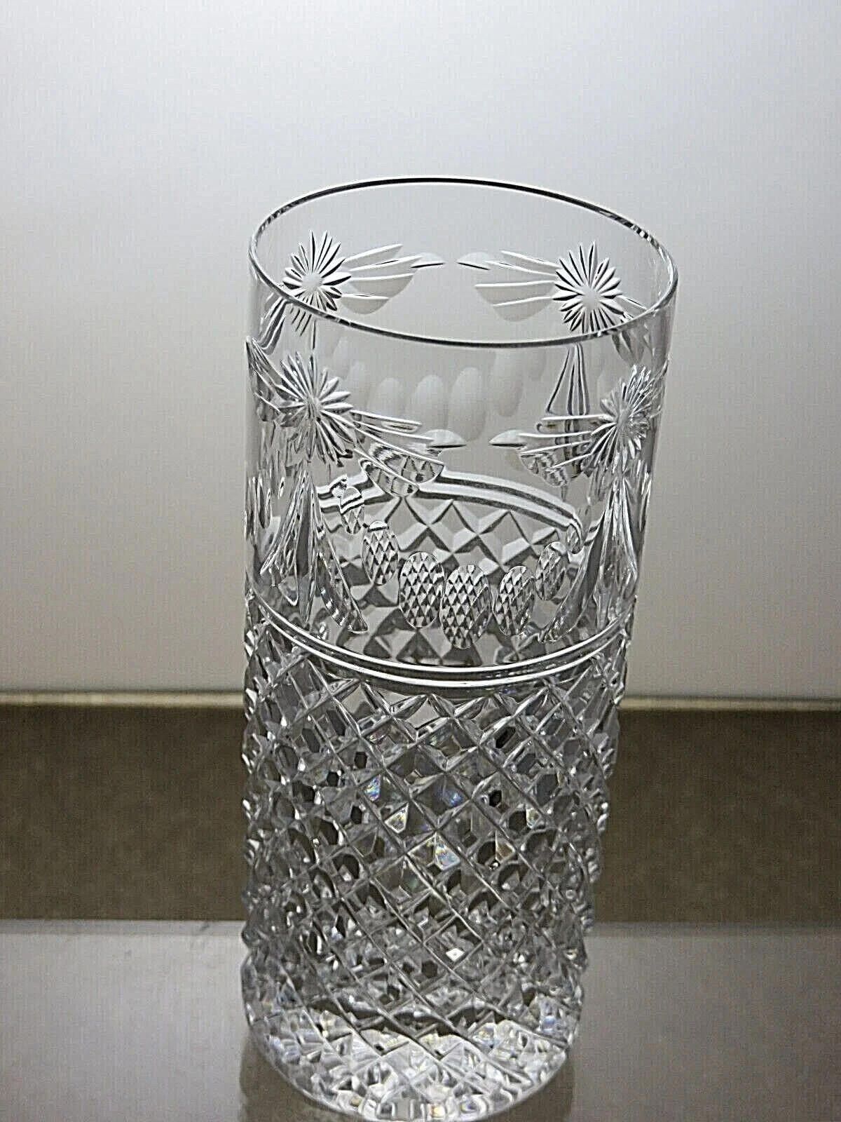 Starter Stuart Crystal Beaconsfield Cut Highball Tumbler 6 1/8" Size ONE SIZE - 3 Thumbnail