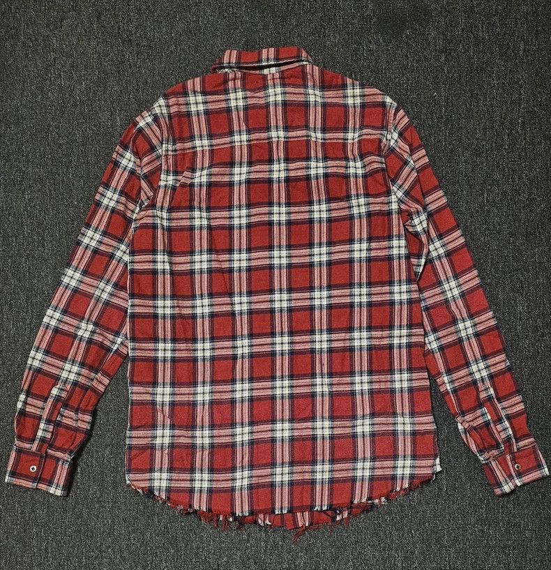 Amiri Amiri Red Plaid Shirt Size US L / EU 52-54 / 3 - 4 Thumbnail