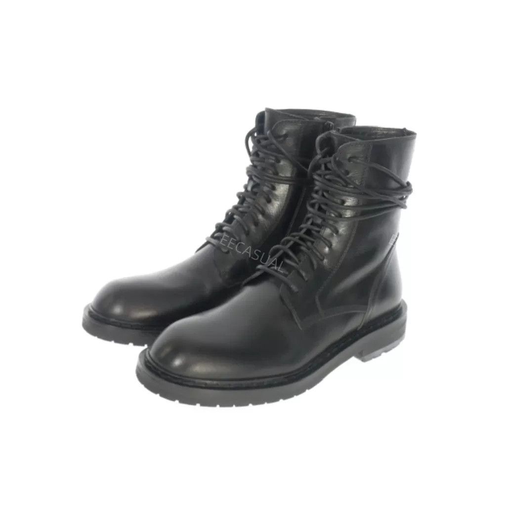 Ann Demeulemeester ANN DEMEULEMEESTER Black Ankle Boots Size US 8 / IT 38 - 1 Thumbnail