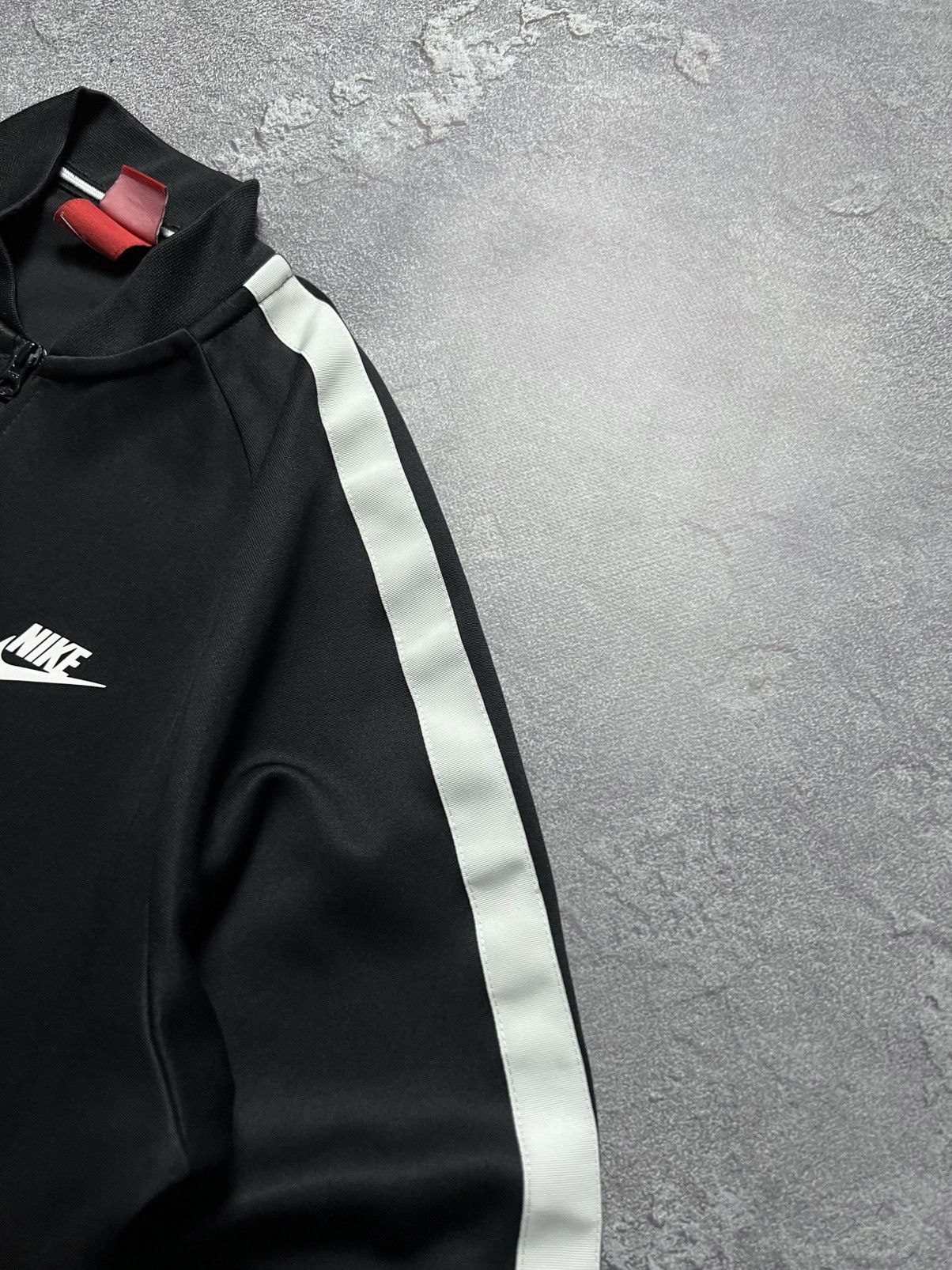 Nike Vintage Nike Olympic Jacket Zip Hoodie Lampas Big Swoosh L Size US L / EU 52-54 / 3 - 4 Thumbnail