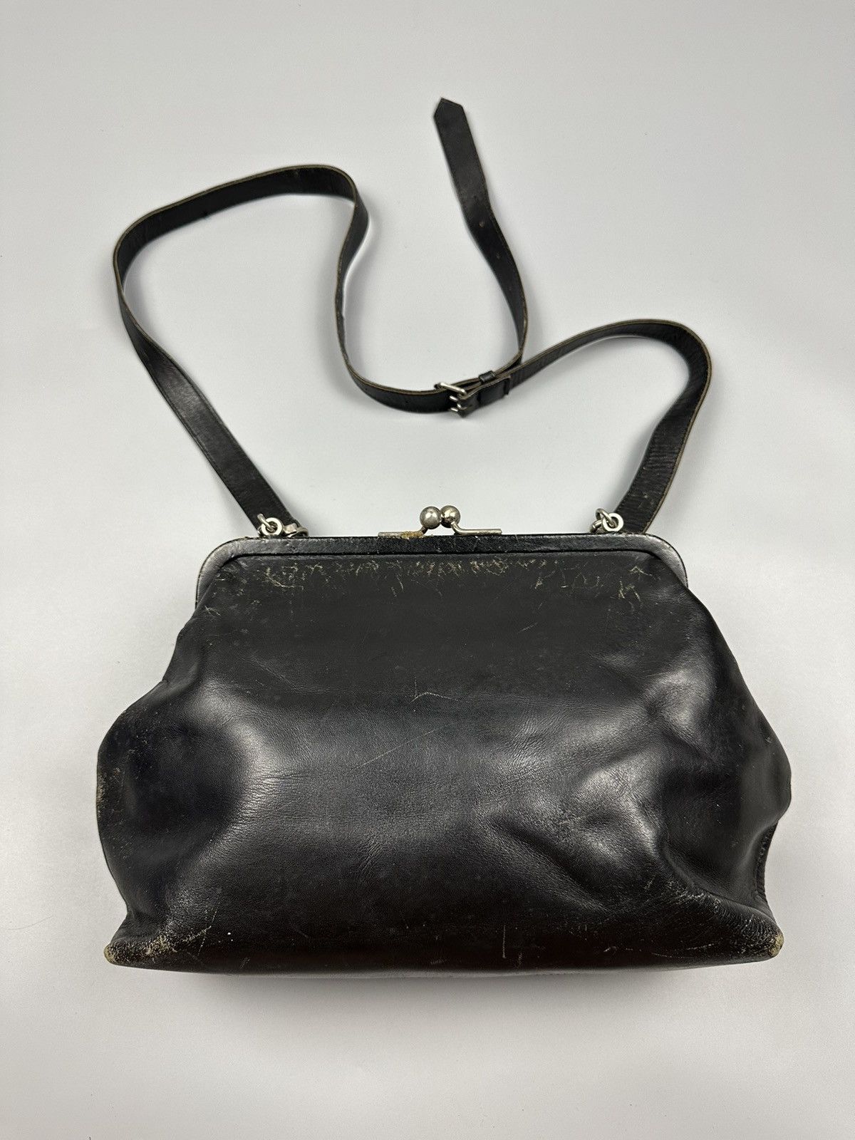 🔥Rare🔥Jean Paul Gaultier Metal Leather Shoulder Bag - Bags
