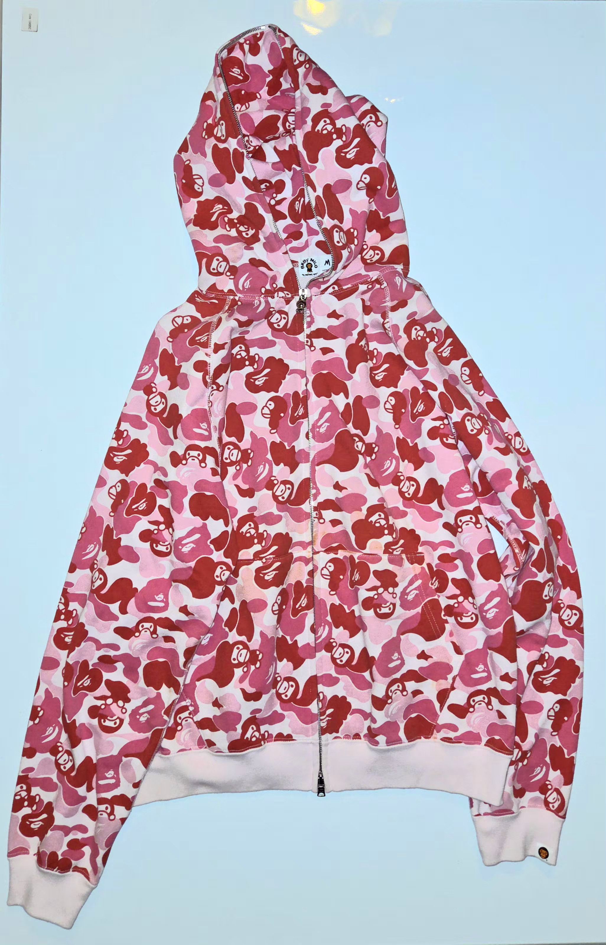 Bape OG Baby Milo Full Zip Pink Camo Size US M / EU 48-50 / 2 - 1 Thumbnail