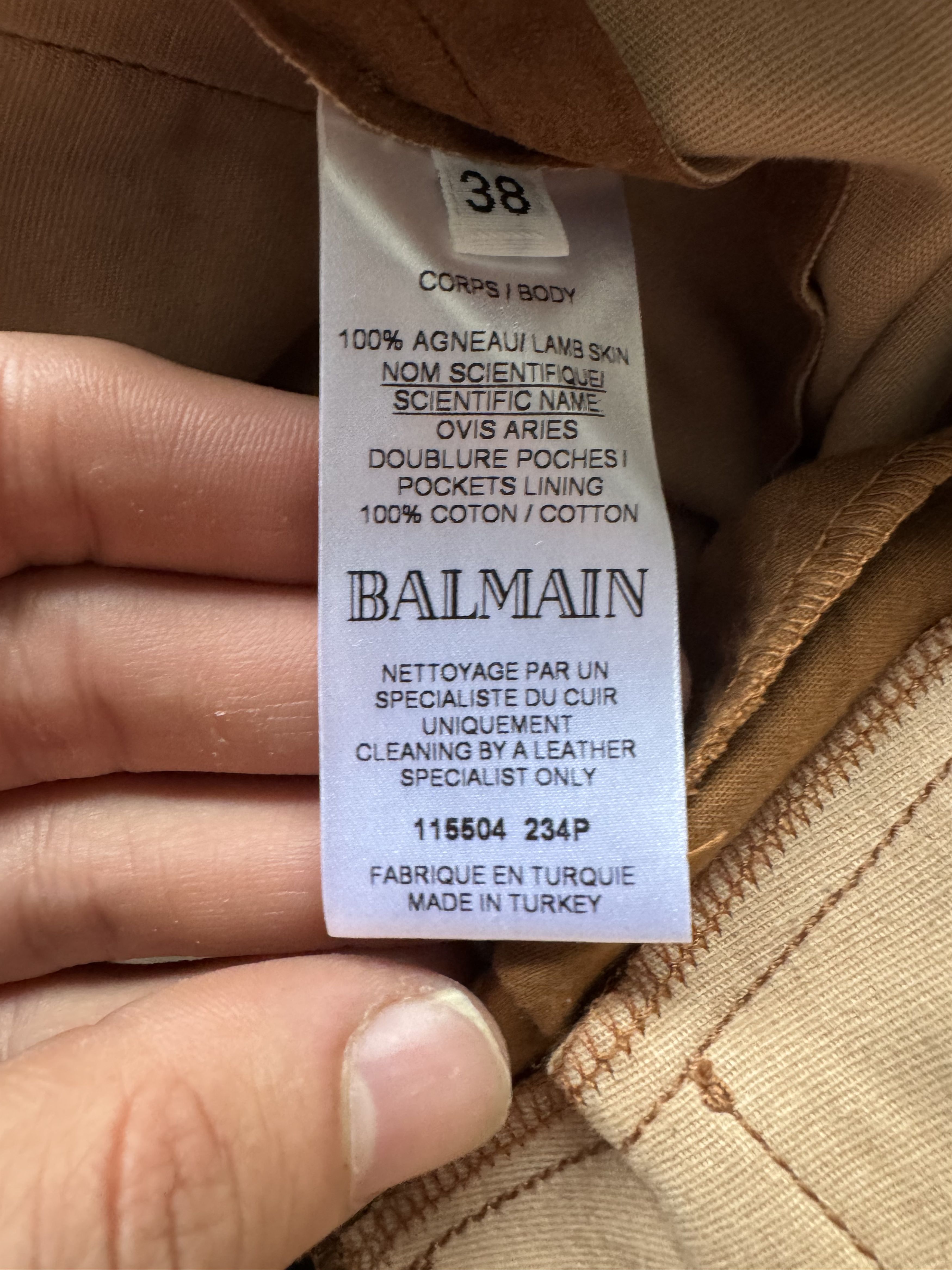 Balmain Suede High-Waist Trousers Size US 26 / EU 42 - 21 Thumbnail