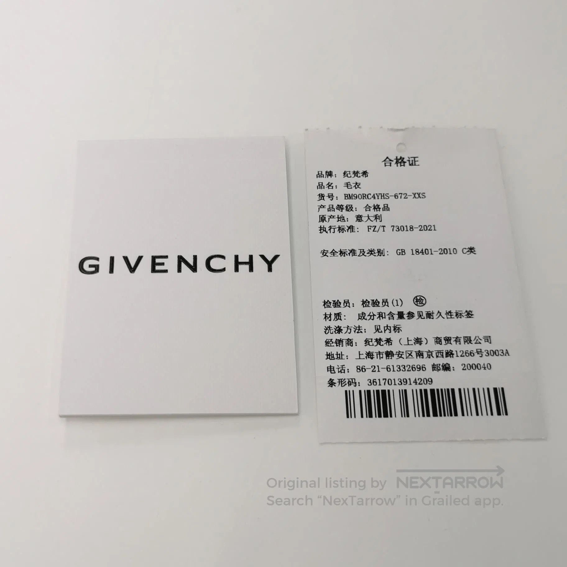 Givenchy Givenchy Cashmere. Size US XXS / EU 40 - 1 Thumbnail