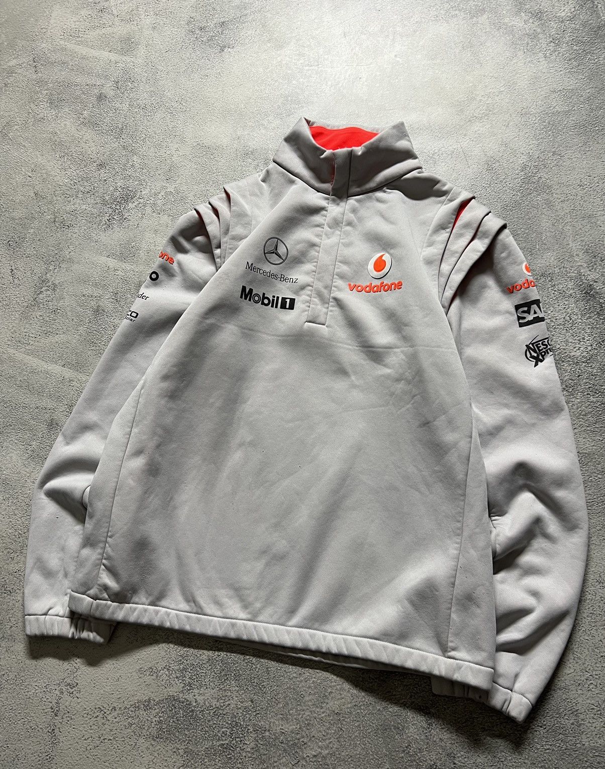 Vintage Y2k McLaren Mersedes Racing Soft Shell Jacket🤍 00's