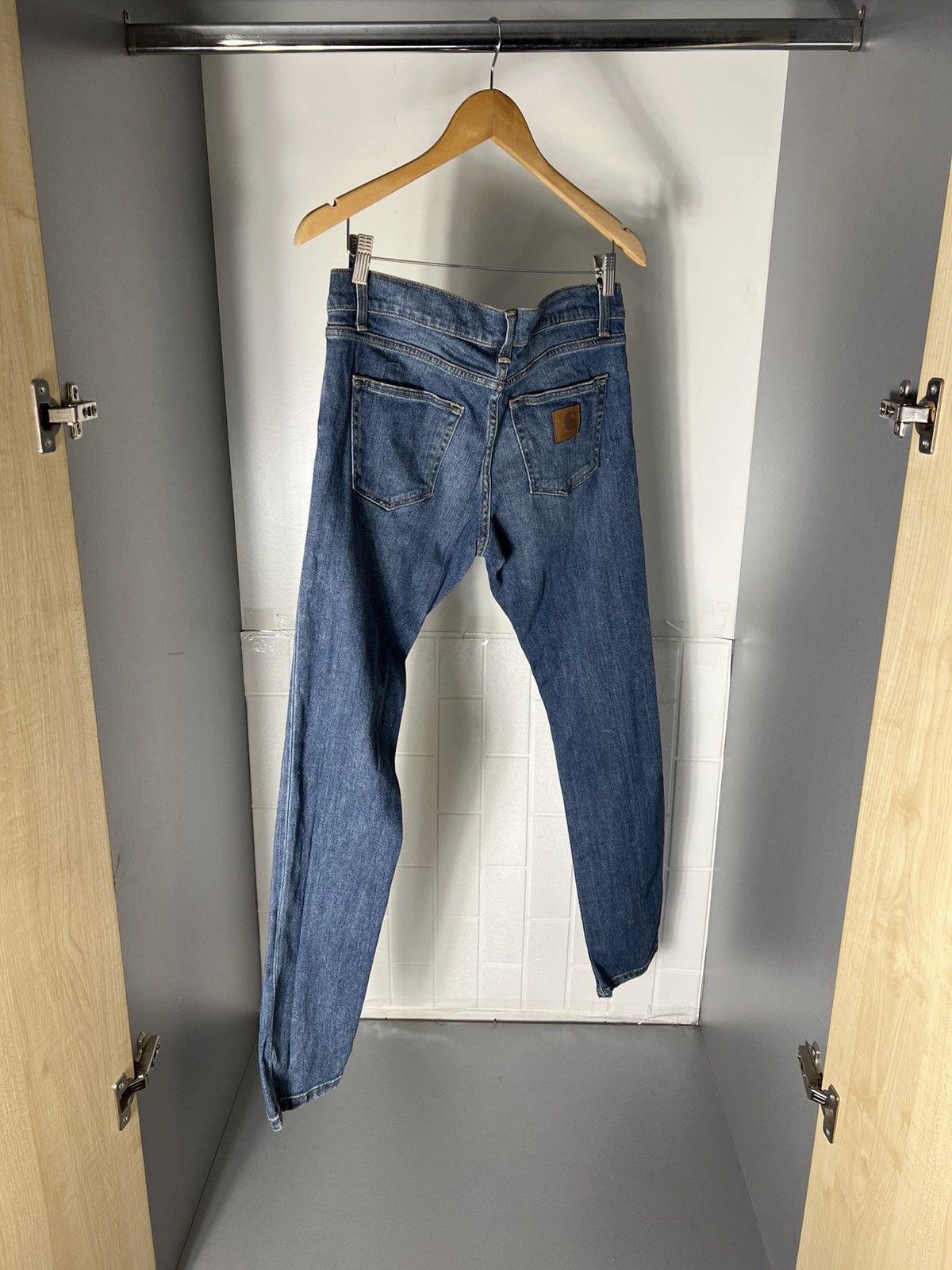 Carhartt VINTAGE CARHARTT WIP REBEL SKINNY DENIM JEANS CASUAL Y2K 90s Size US 30 / EU 46 - 14 Thumbnail