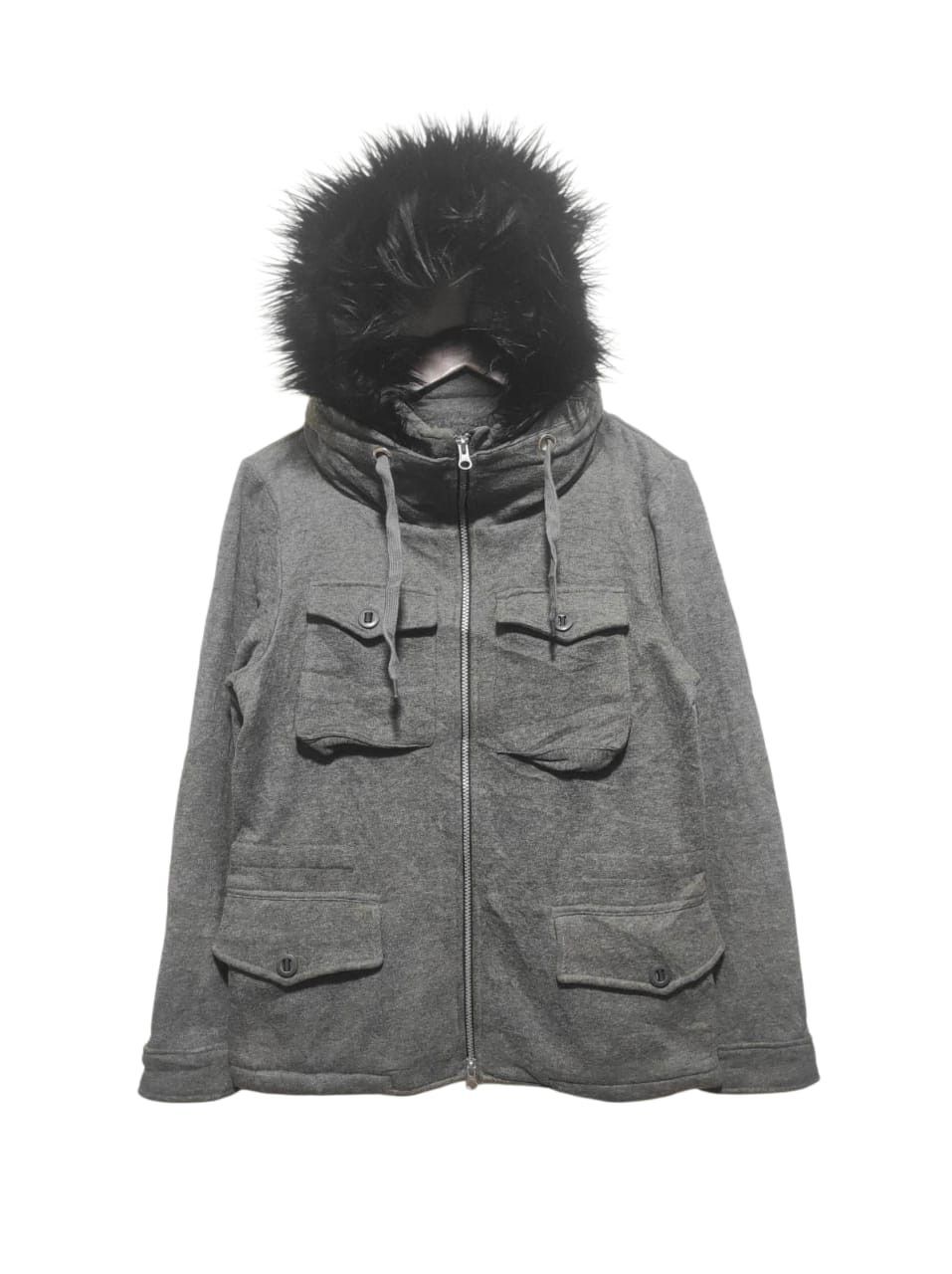 If Six Was Nine Beams Zip Fur Hoodie Parka Bono Goa LGB Style Size US S / EU 44-46 / 1 - 1 Thumbnail