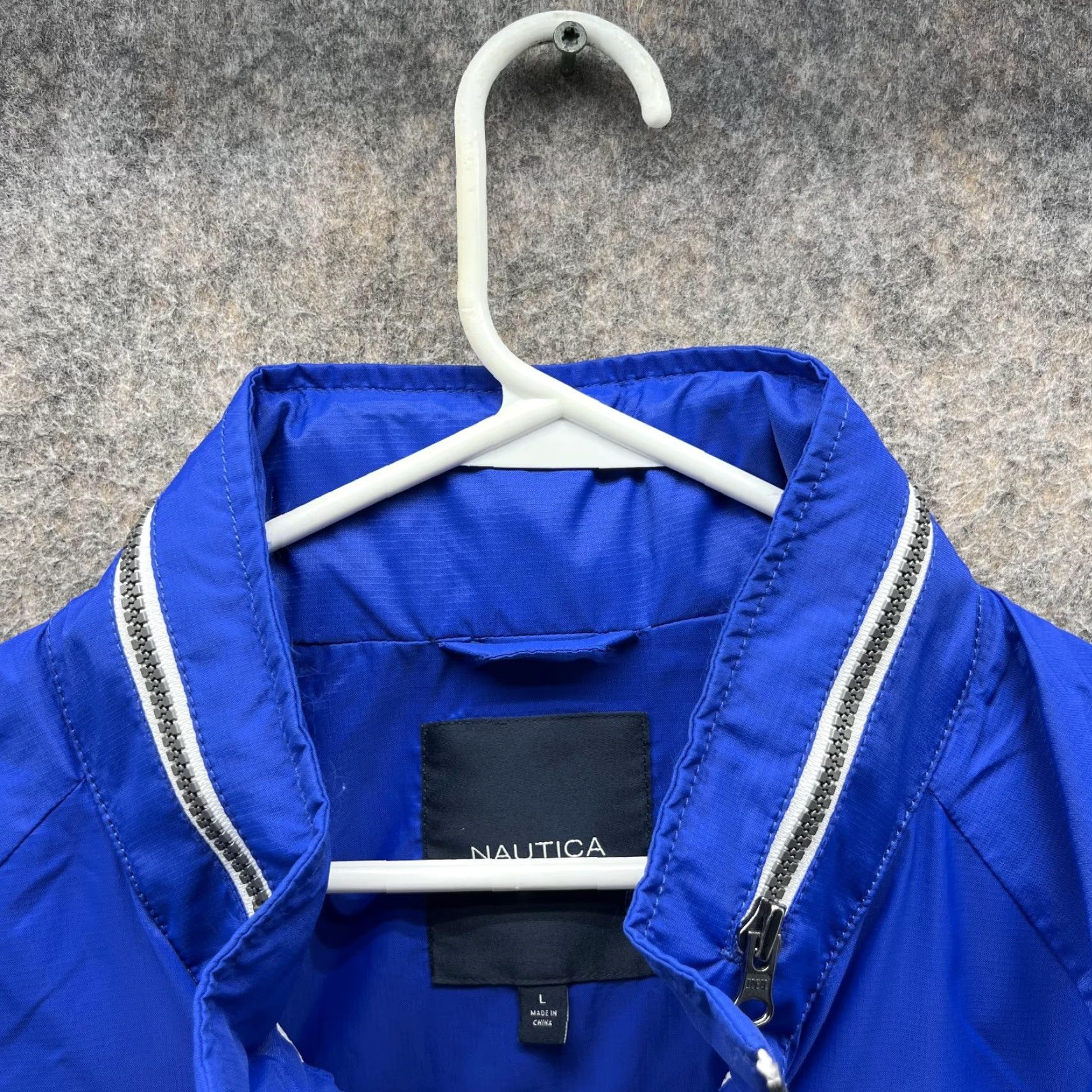 Nautica Nautica Jacket Windbreaker Full Zip Blue Large Men Regular Size L Nylon Parka Vintage no Size US L / EU 52-54 / 3 - 5 Thumbnail