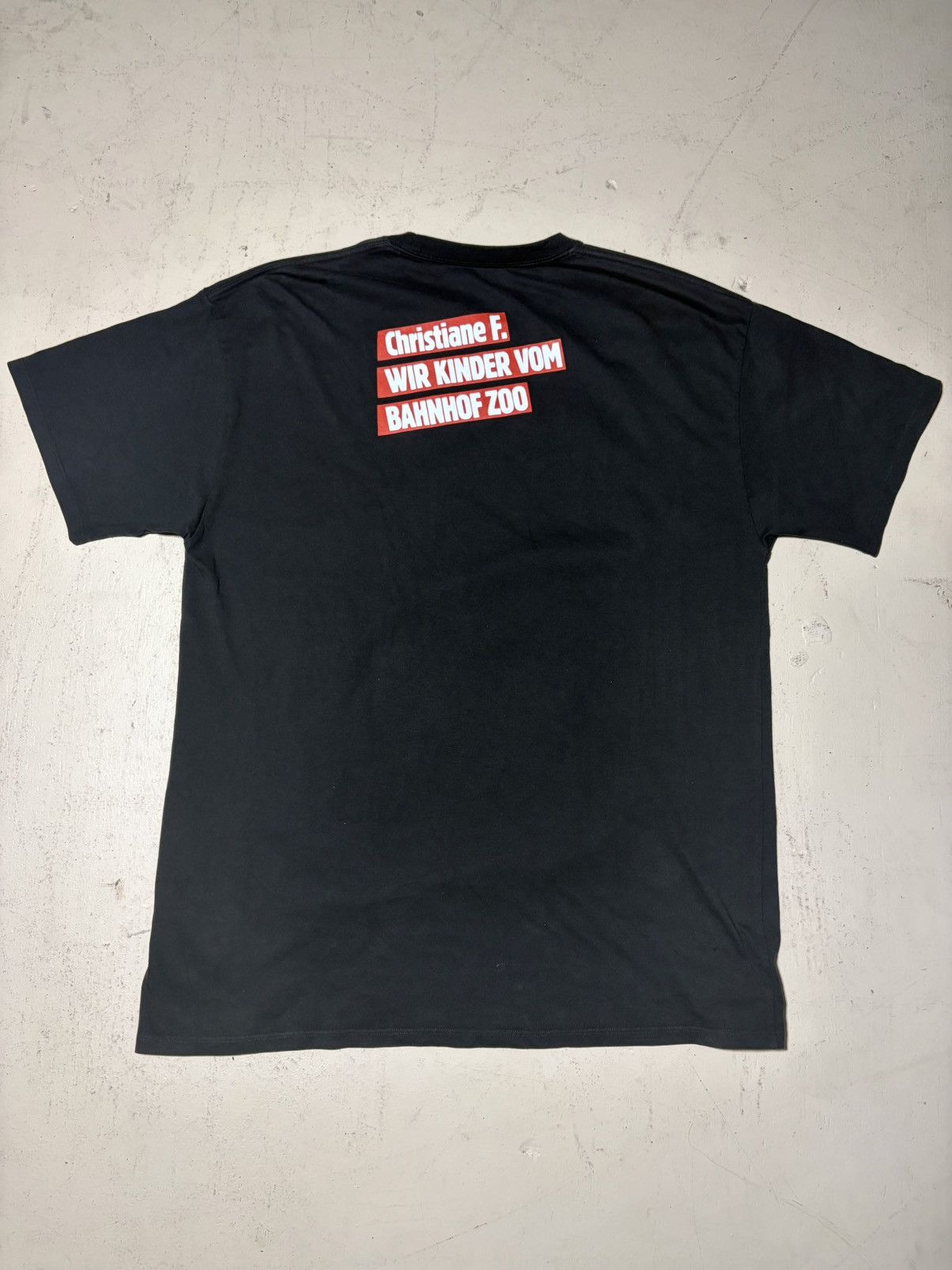 Raf Simons Raf Simons FW18 Christiane F “Wet Hair” T-Shirt Size US L / EU 52-54 / 3 - 5 Thumbnail