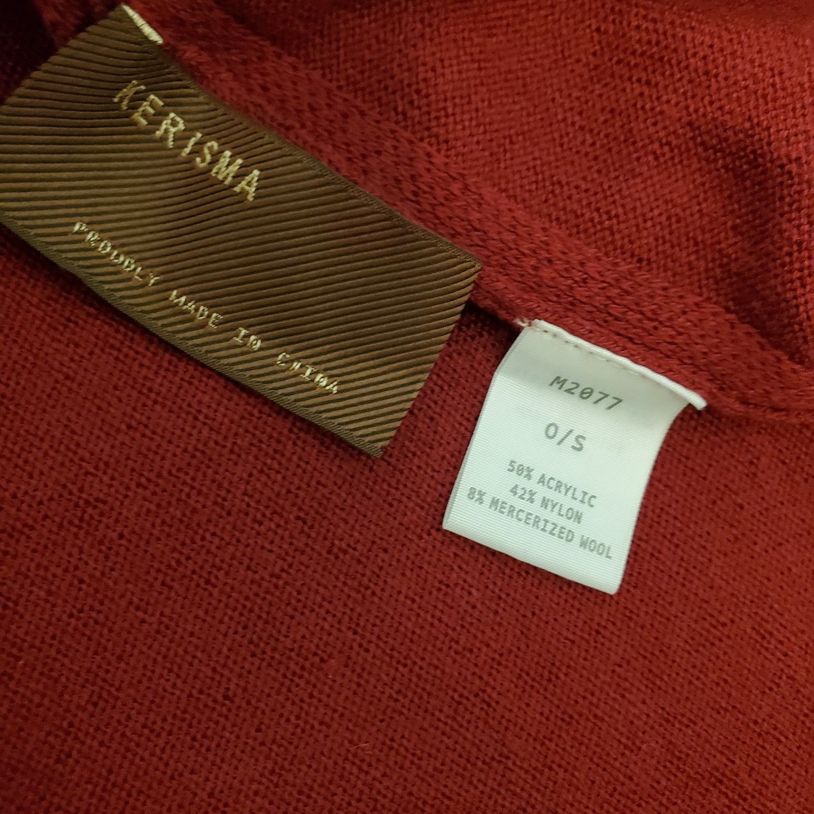 Anthropologie Kerisma Poncho Wool Blend Sweater Reversible Cowel V Neck Bu Size ONE SIZE - 7 Thumbnail