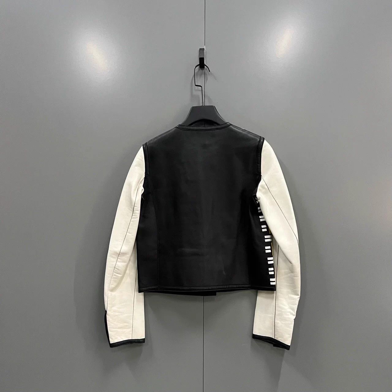 Fendi FENDI geometric all-over print paneled leather jacket Size S / US 4 / IT 40 - 2 Thumbnail