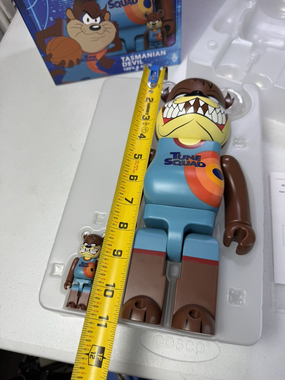 Other Space Jam New Legacy Tasmanian Devil 400% & 100% Bearbrick Size ONE SIZE - 3 Thumbnail