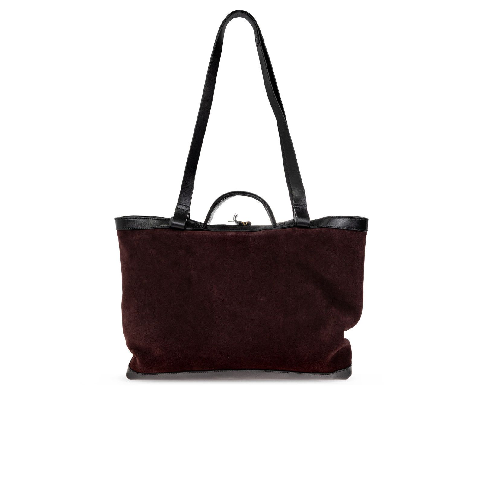 Dries Van Noten DRIES VAN NOTEN Suede Bordeaux Tote Bag New & Authentic Size ONE SIZE - 2 Thumbnail