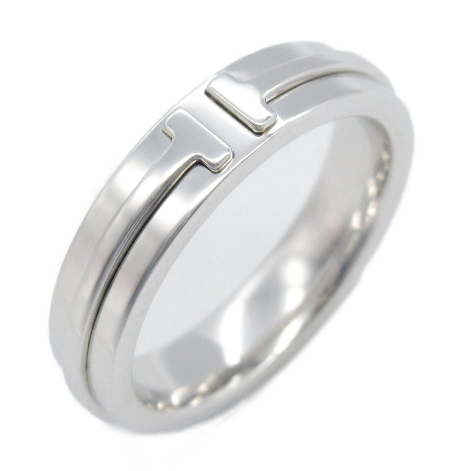 Tiffany & Co. Tiffany Co T-Too Narrow Ring K18Wg (White Gold) Silver Size ONE SIZE - 1 Thumbnail