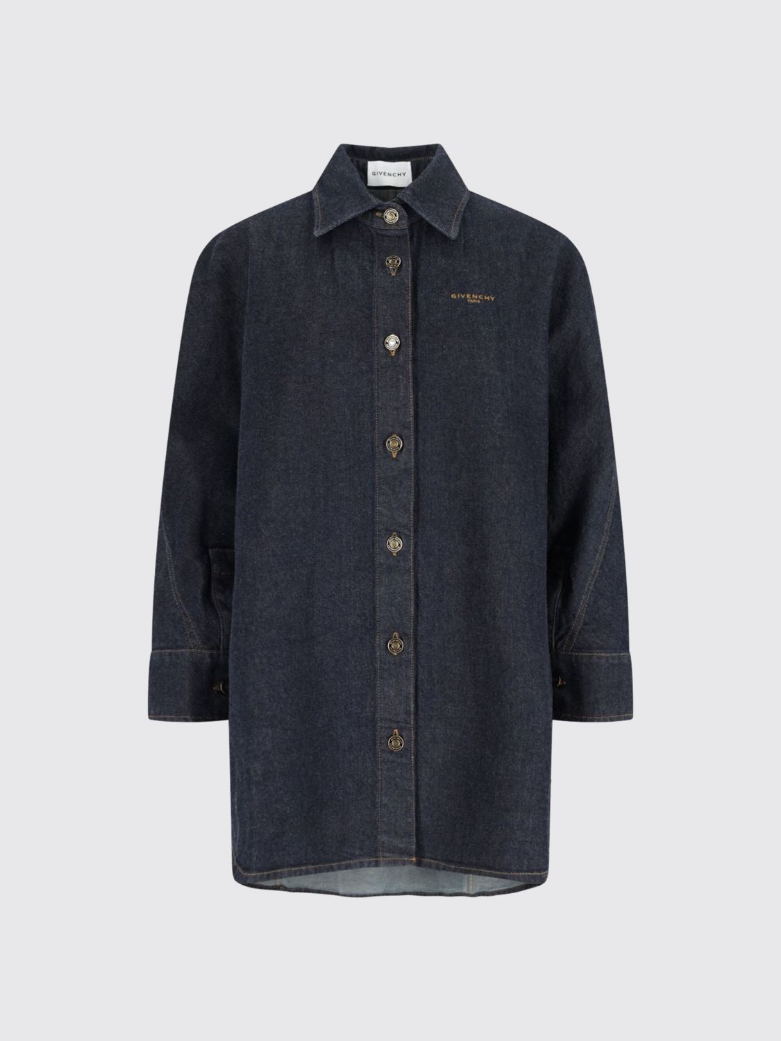 Givenchy Givenchy Shirt Woman Blue Size XS / US 0-2 / IT 36-38 - 1 Preview