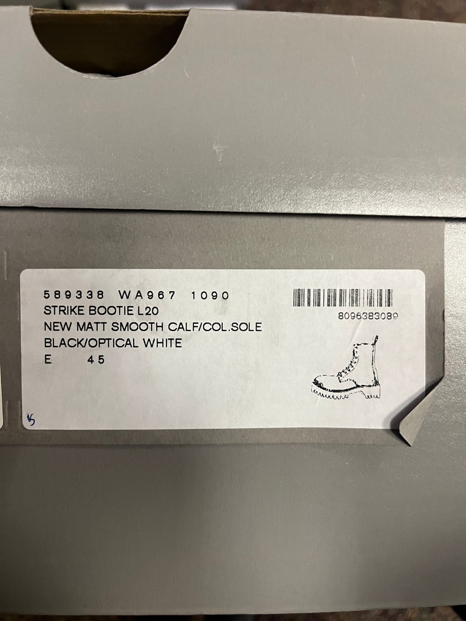 Balenciaga o1rshd1 Worn-Out Effect Leather Strike Bootie L20 in Khaki Size US 8 / EU 41 - 15 Thumbnail