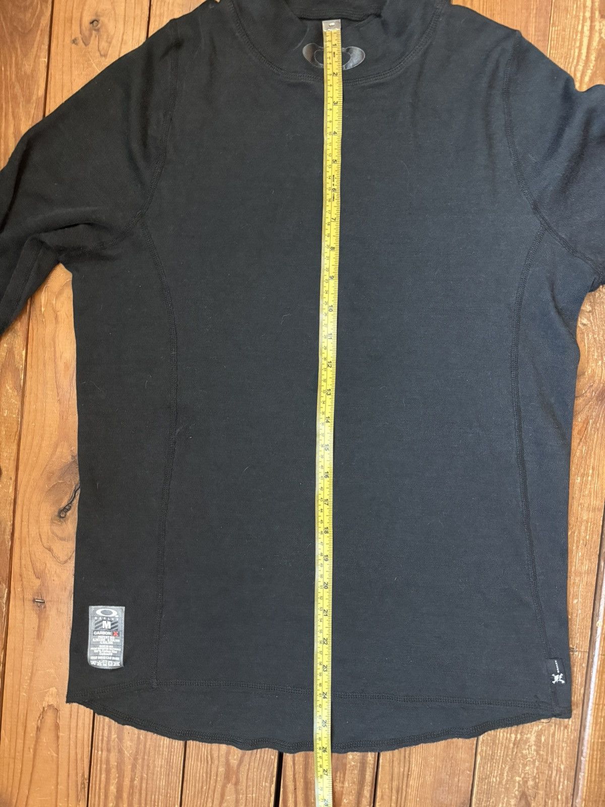 Oakley Vintage Y2K Oakley Carbon X Tactical Base Layer Black Shirt Size US M / EU 48-50 / 2 - 3 Thumbnail