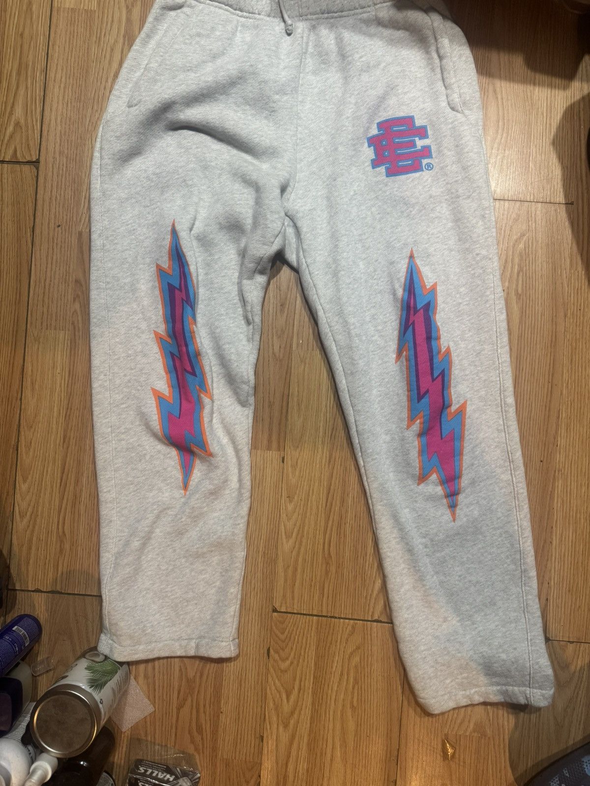 Eric Emanuel Eric Emanuel Lightning Bolt Sweatpants Size US 38 / EU 54 - 1 Thumbnail