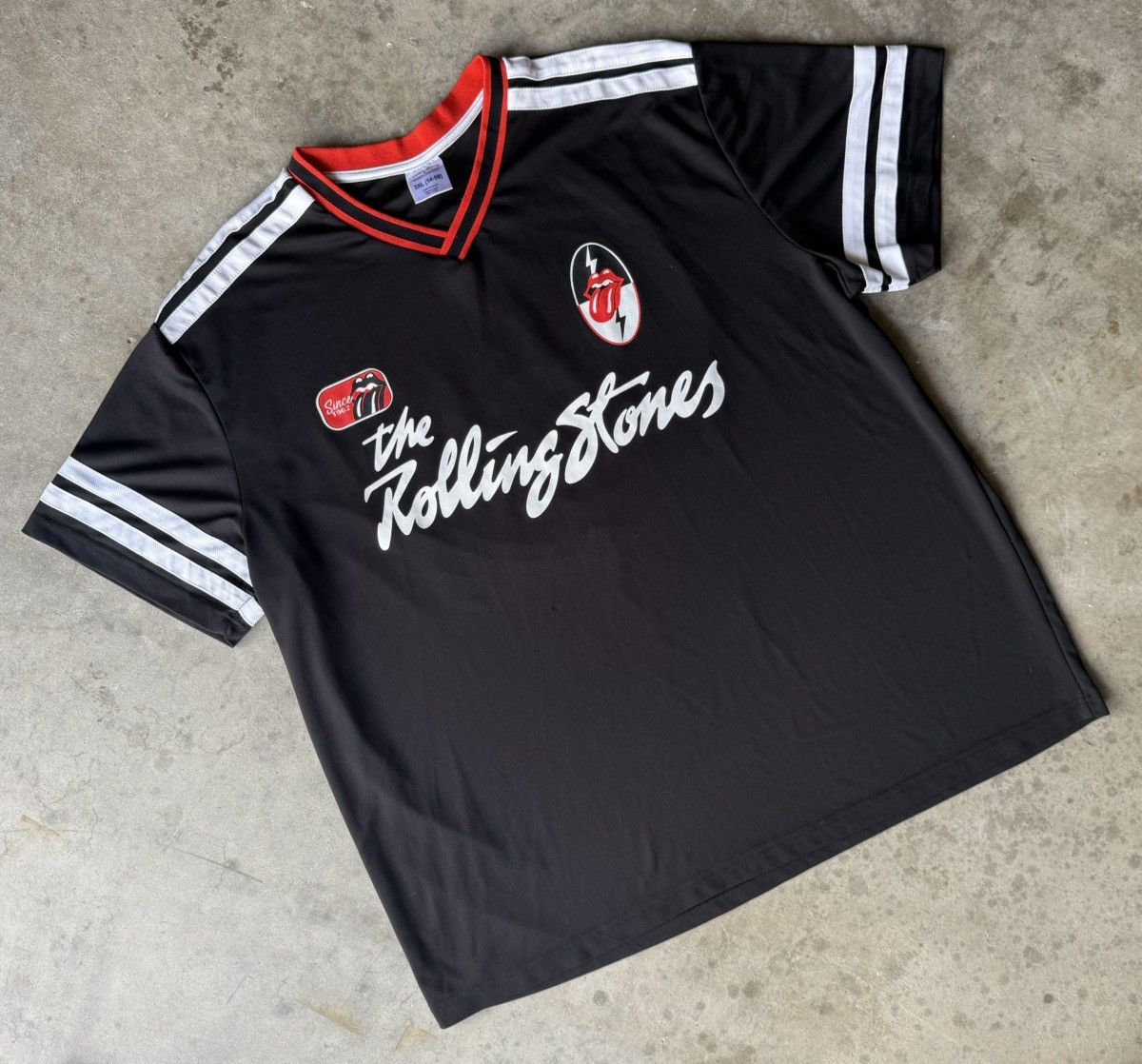 The Rolling Stones The Rolling Stones Soccer Jersey Size XXX - Large Size US XXL / EU 58 / 5 - 1 Thumbnail