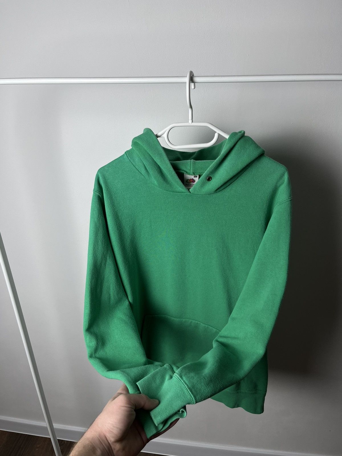 Fruit Of The Loom × Vintage Vintage 90s Fruit of the Loom Crewneck Blank Baggy Hoodie Size US M / EU 48-50 / 2 - 6 Thumbnail