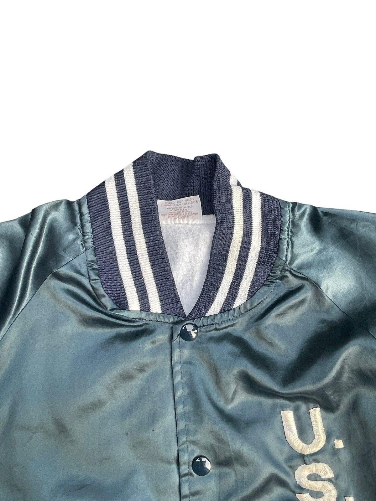 Auburn Sportswear Vintage 80’s Us Navy Sateen Jacket Size US L / EU 52-54 / 3 - 3 Thumbnail
