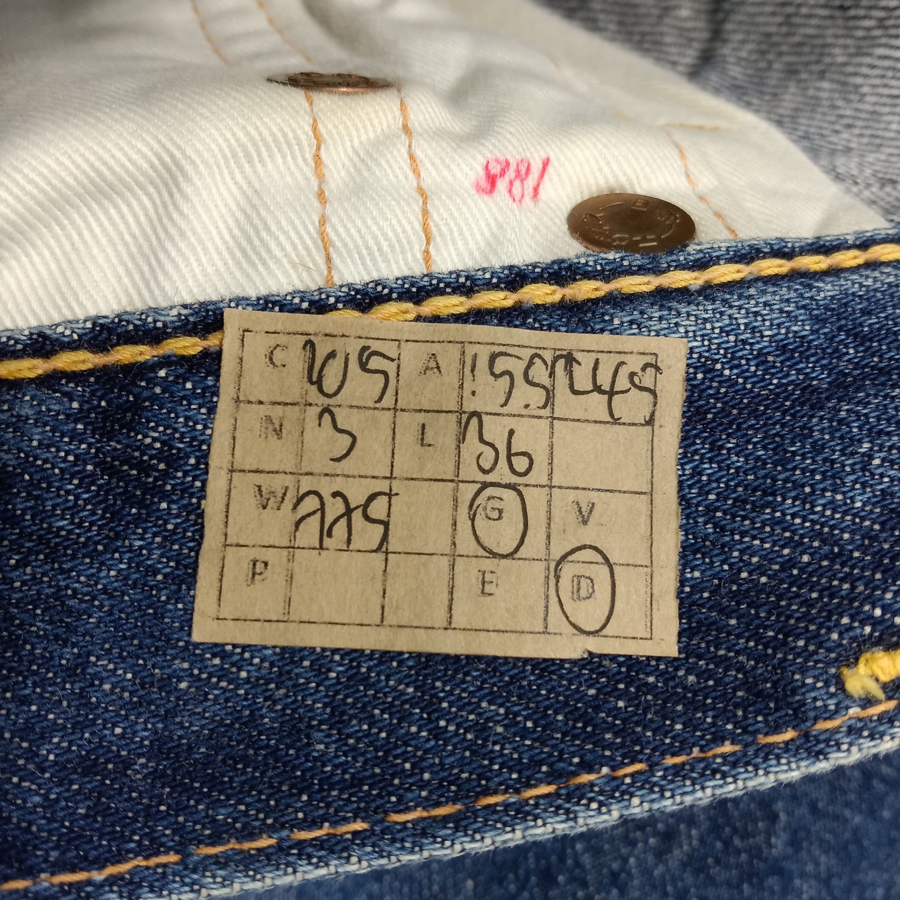 Evisu × Japanese Brand × Vintage Evisu Japanese Brand Daicock Custom Art Denim Jeans Size US 31 - 17 Thumbnail