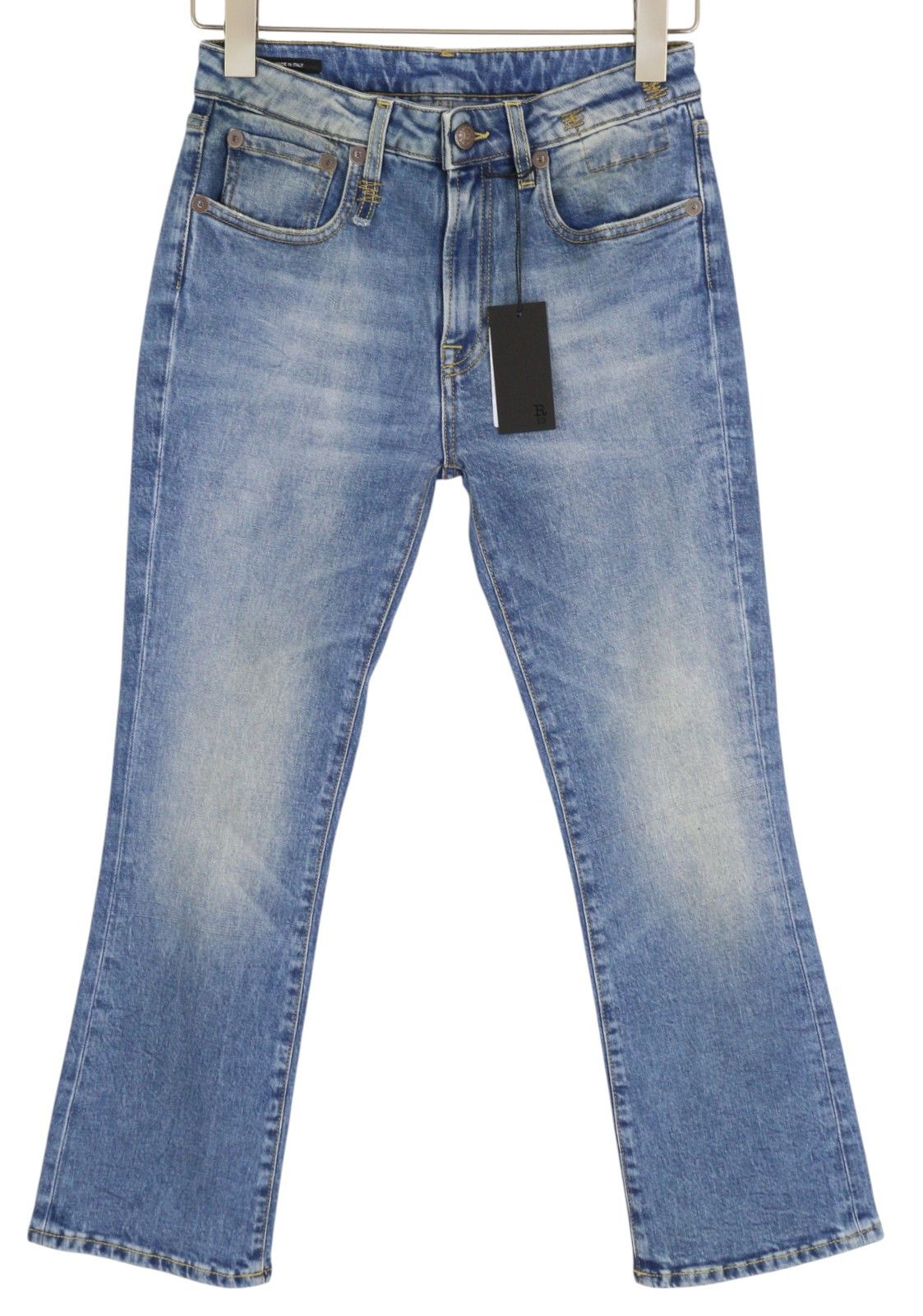 R13 KICK 26 Bootcut Fit Ankle Length Jasper Stretch 84424 Size 26" / US 2 / IT 38 - 2 Thumbnail