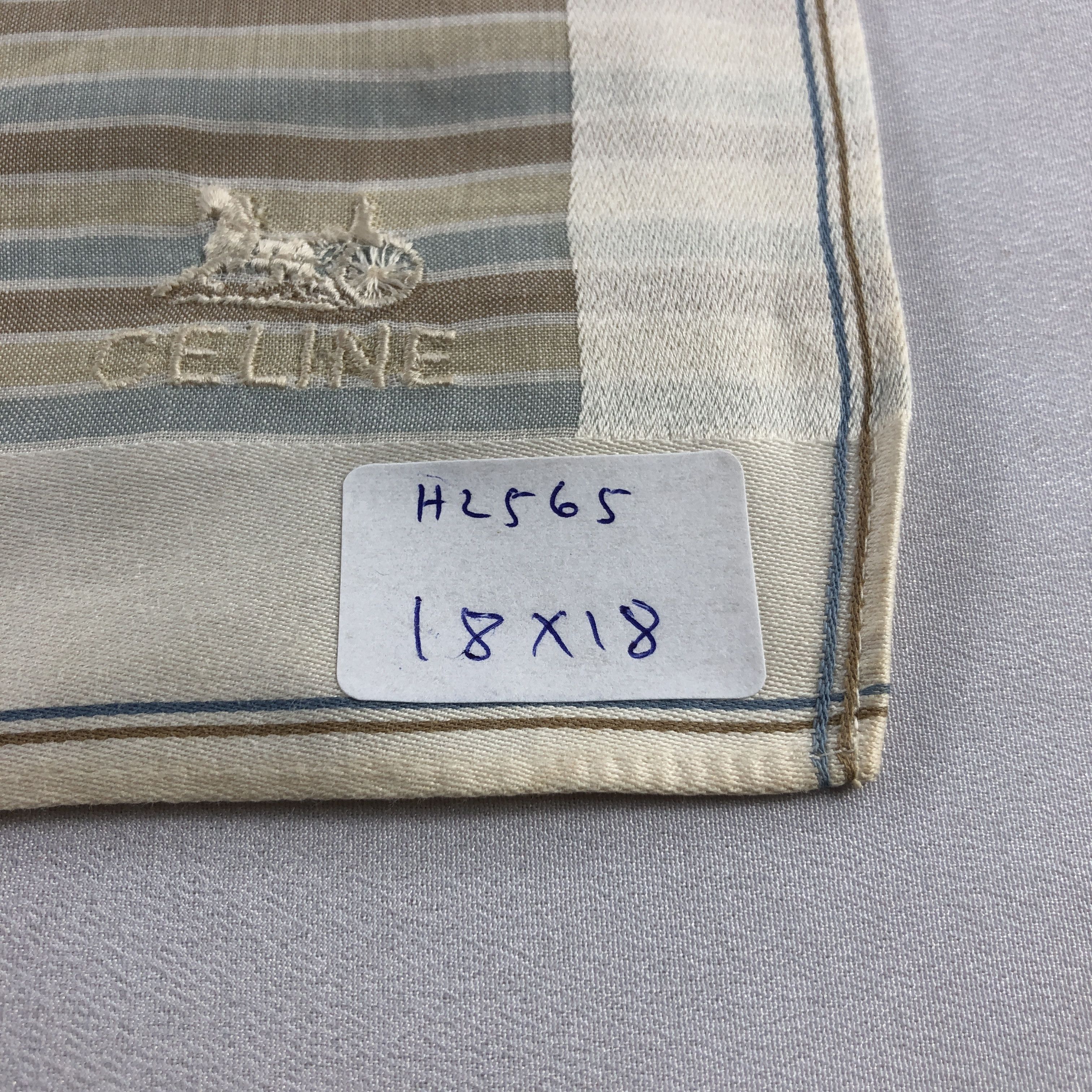 Celine × Vintage CeLIne Handkerchief Neckerchief Bandana H2565 Size ONE SIZE - 6 Thumbnail