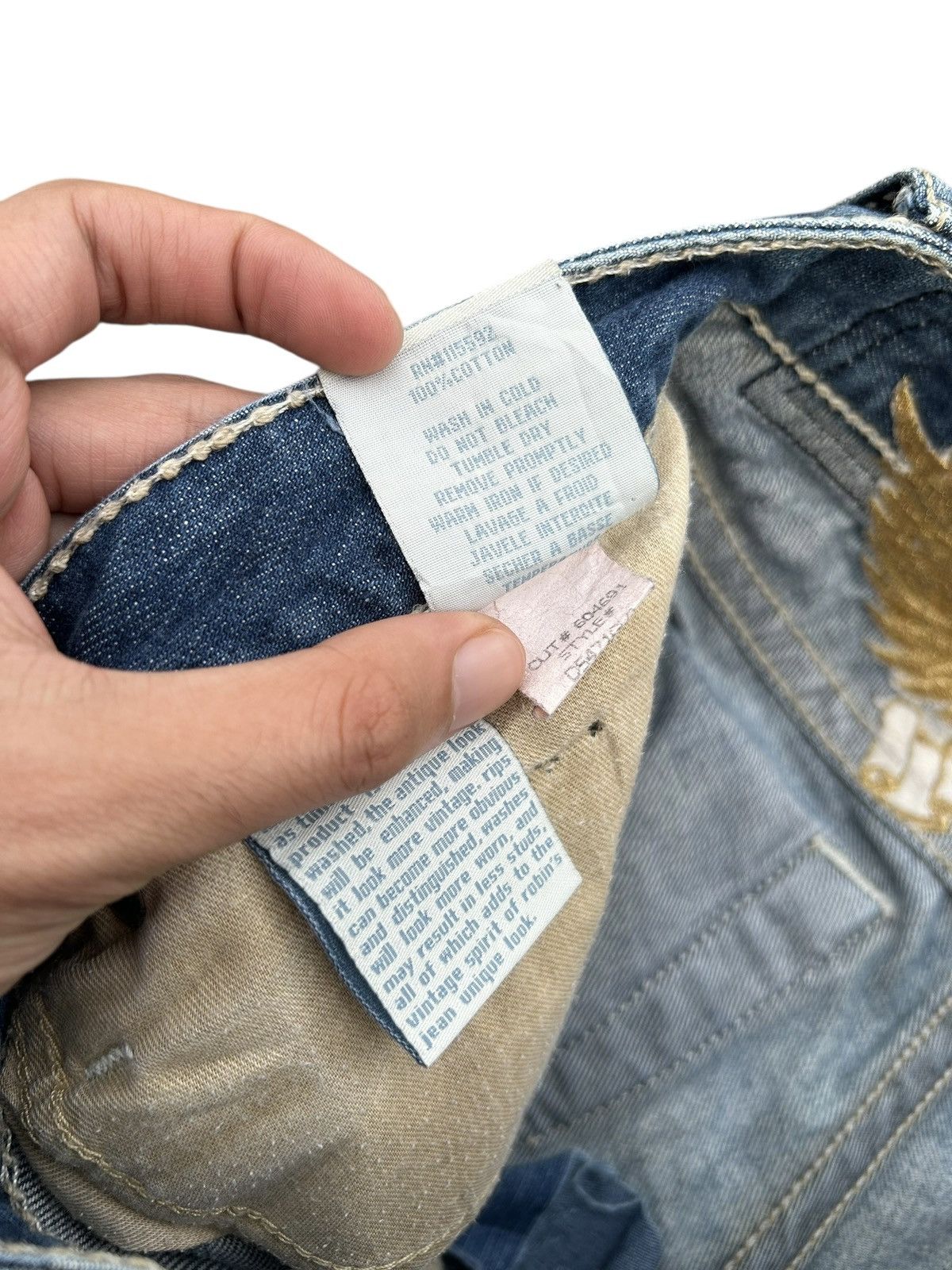 Robins Jeans ROBINS JEANS DISTRESSED DENIM JEANS Size US 31 - 9 Thumbnail