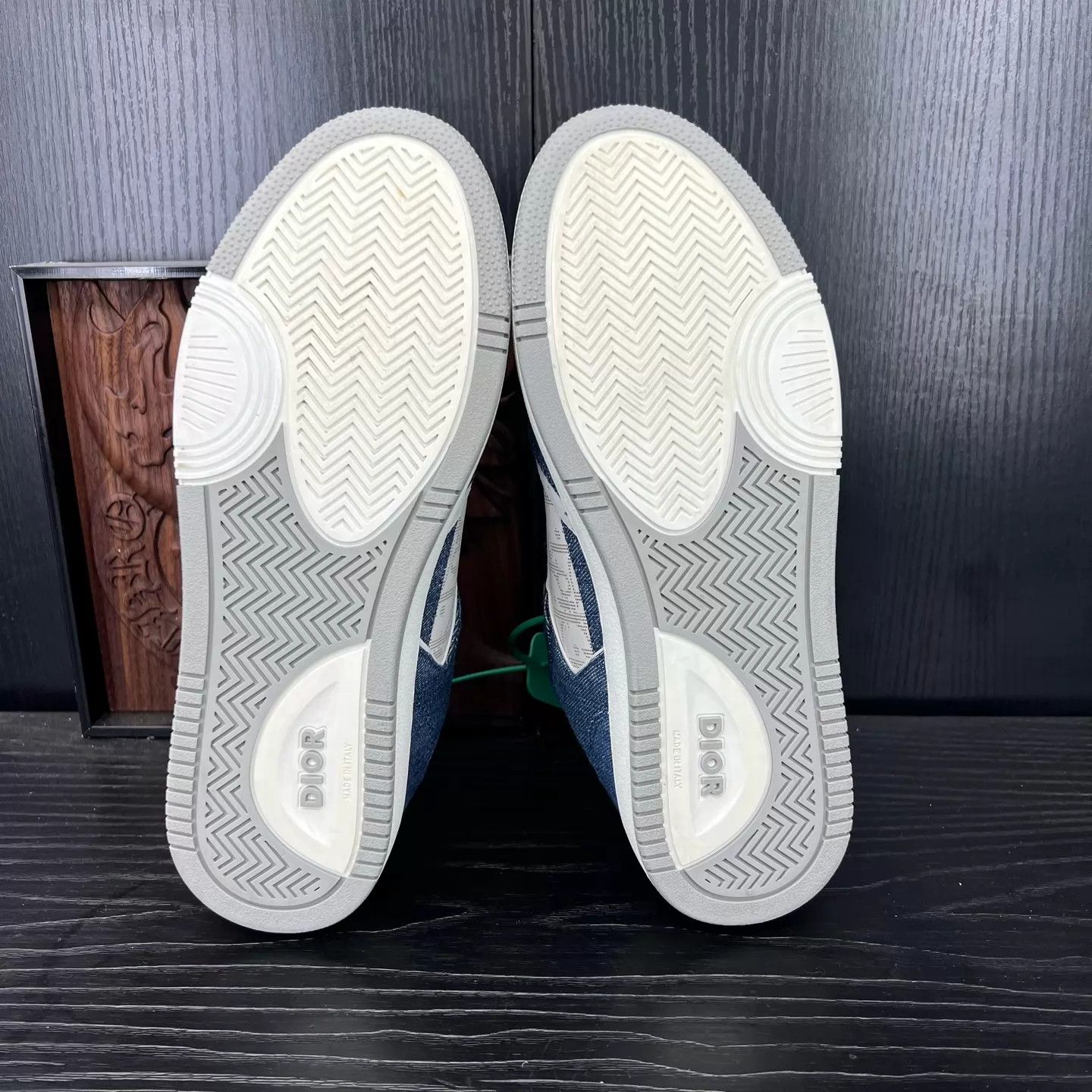 Dior Dior B27 Denim White Blue 40 99 New Original Box Size US 7 / EU 40 - 7 Thumbnail