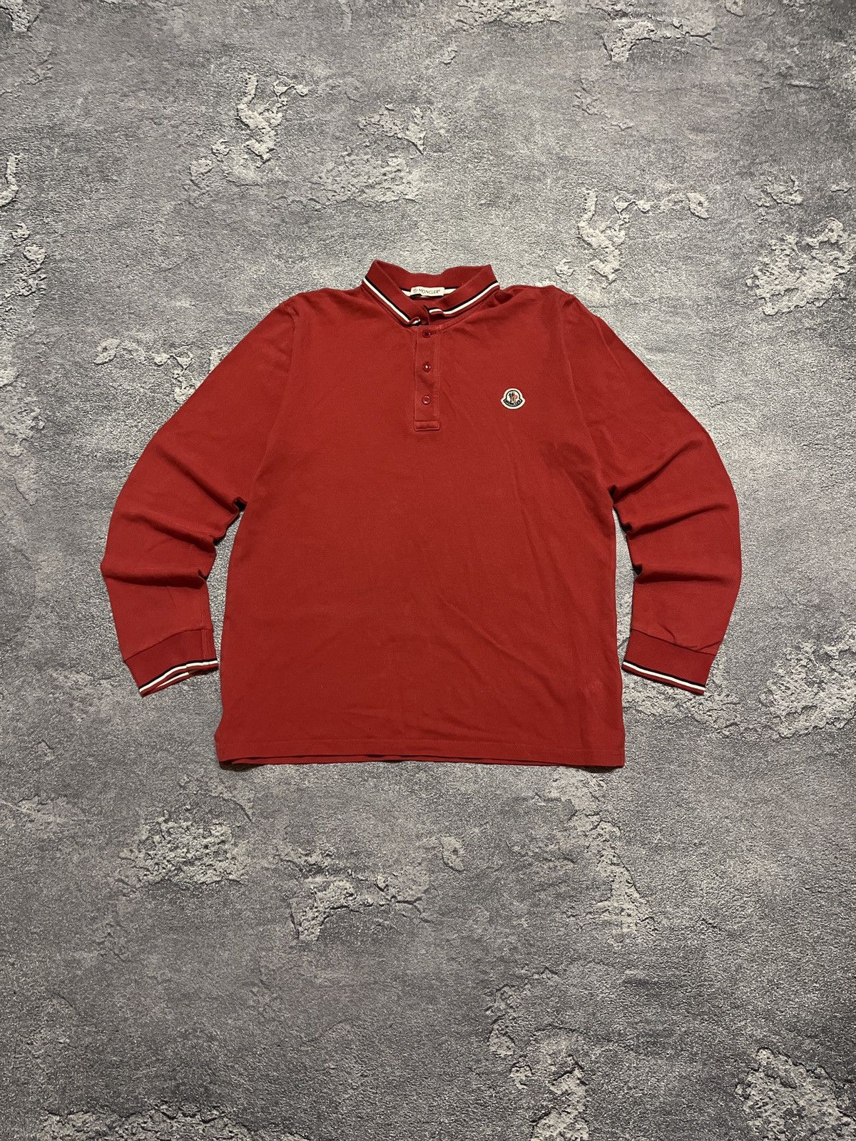 Moncler Moncler Magila Polo Manica 90S Lunga Longsleeve T Shirt Tee Size US XS / EU 42 / 0 - 1 Thumbnail