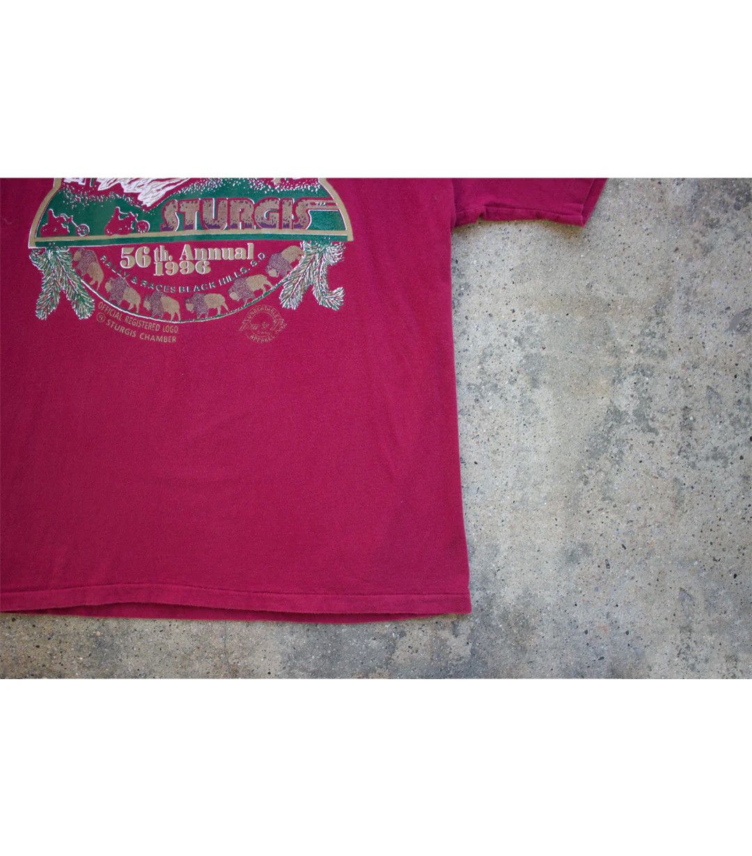 Vintage 1996 Vintage Sturgis Motorcycle Rally T-Shirt Size US L / EU 52-54 / 3 - 8 Thumbnail
