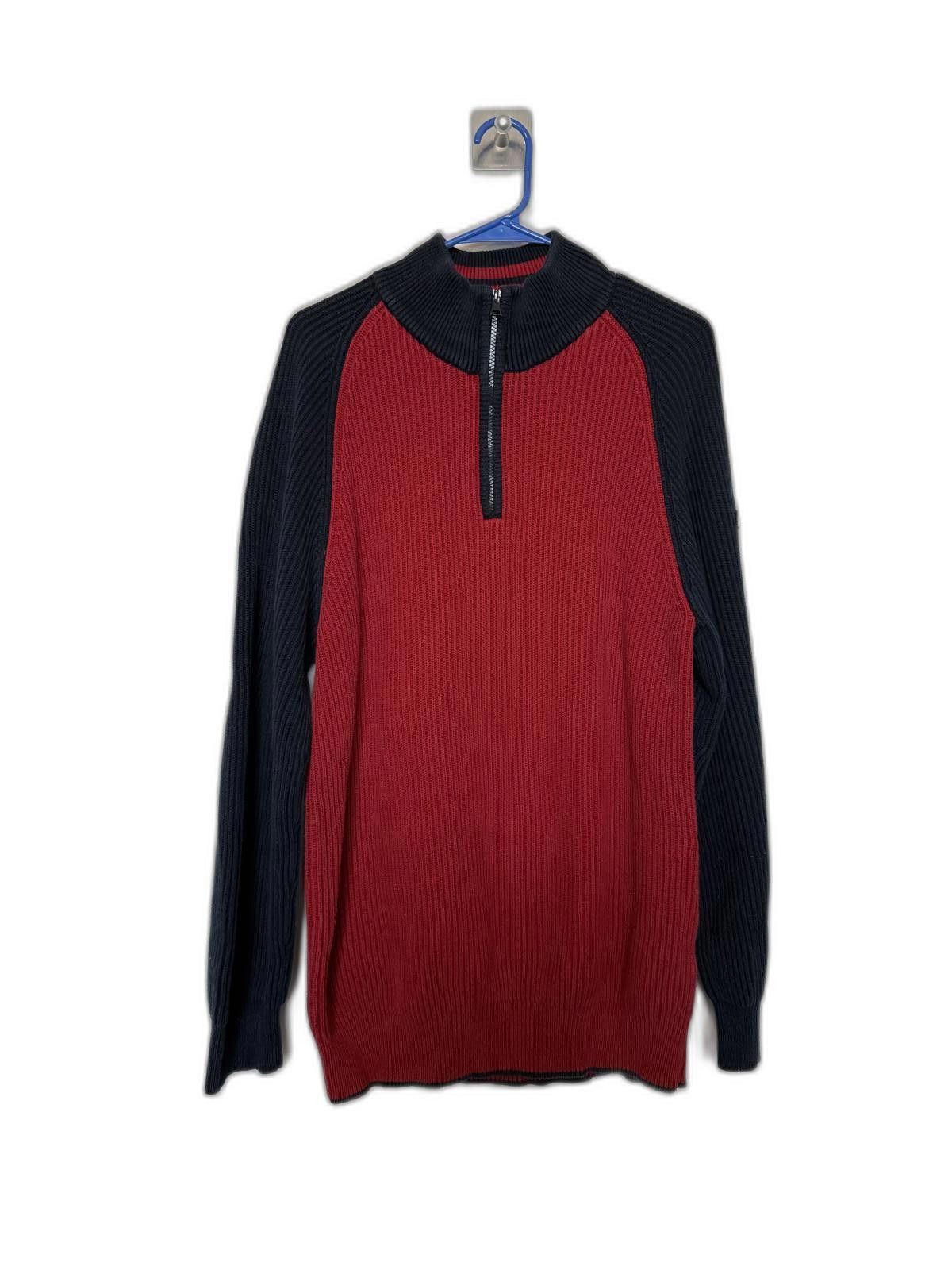 Designer Y2K 2000s Nautica Jeans Co. Ribbed Half-Zip Sweater - XL Size US XL / EU 56 / 4 - 3 Thumbnail