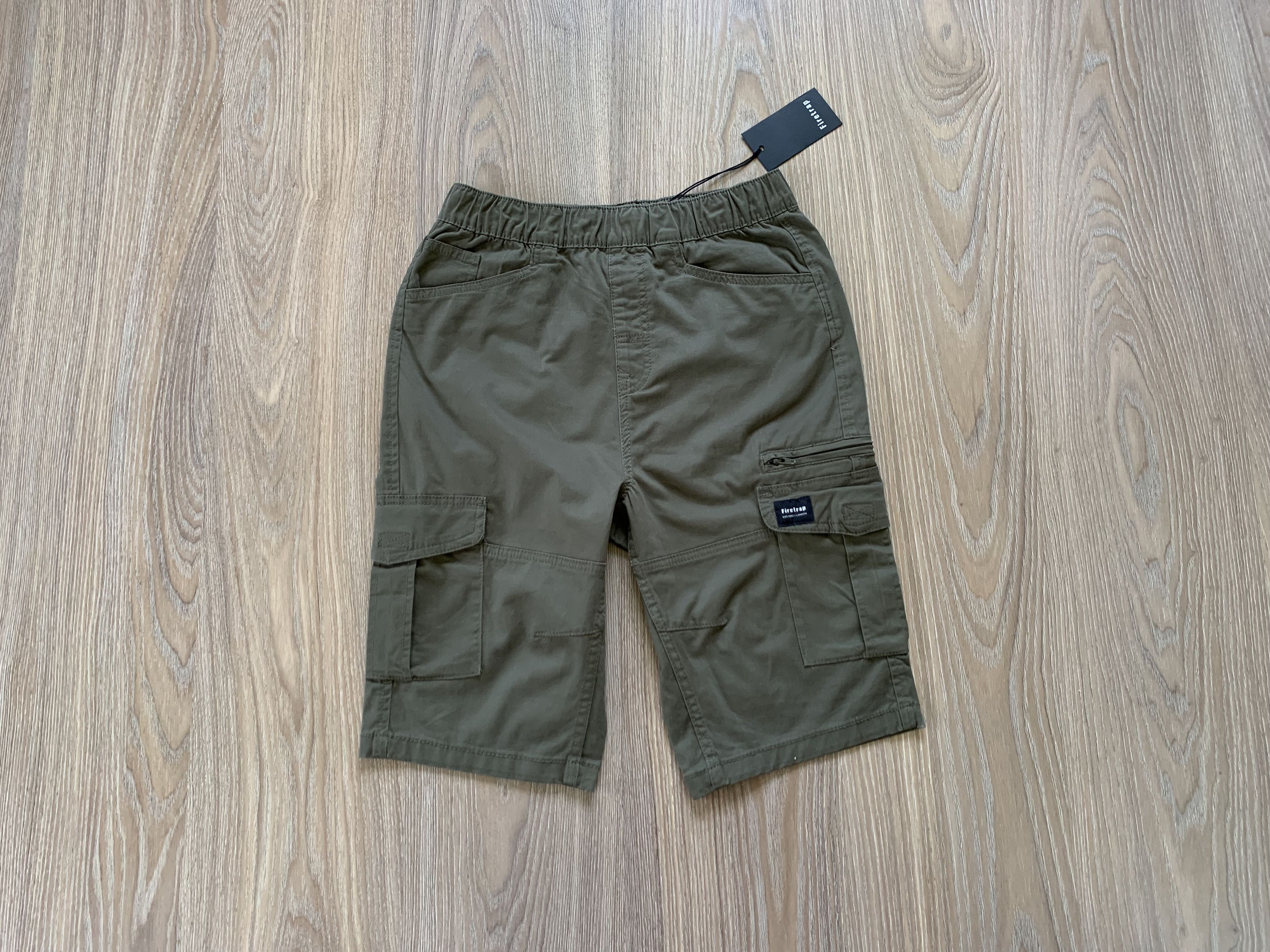 Firetrap Firetrap Khaki Junior Cargo Shorts Size US 26 / EU 42 - 10 Thumbnail
