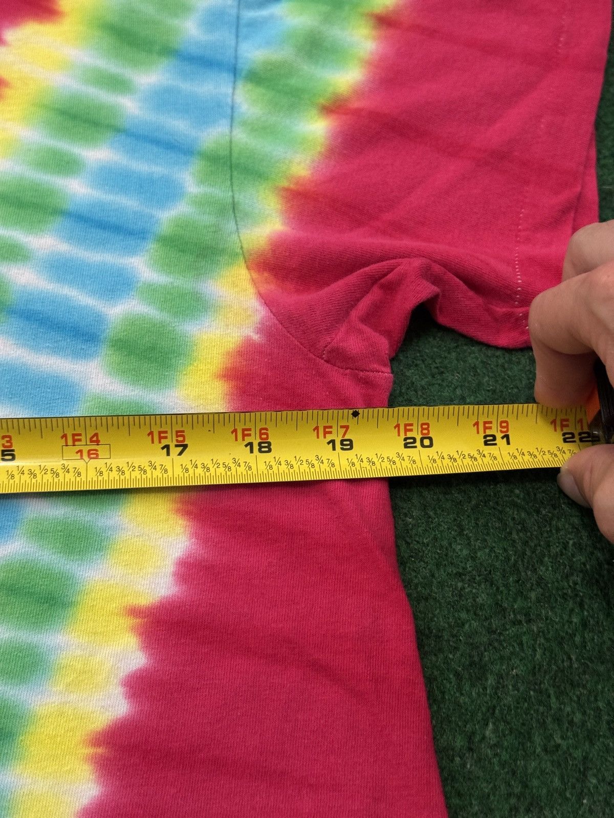 Vintage Vintage Tie Dye 80s 90s Retro Hippie M/L Thin T Shirt Size M / US 6-8 / IT 42-44 - 4 Thumbnail