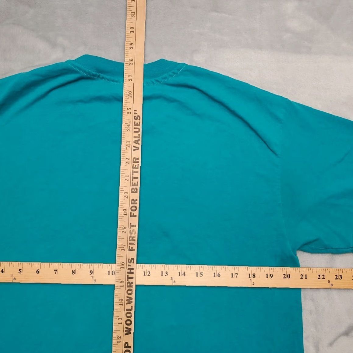 Hanes VTG Hanes Shirt Men L Dream Big Track Missoula MT 90s Teal Graphic Single Stitch Shirt Mens L Green USA 90s Hanes Size US L / EU 52-54 / 3 - 7 Thumbnail