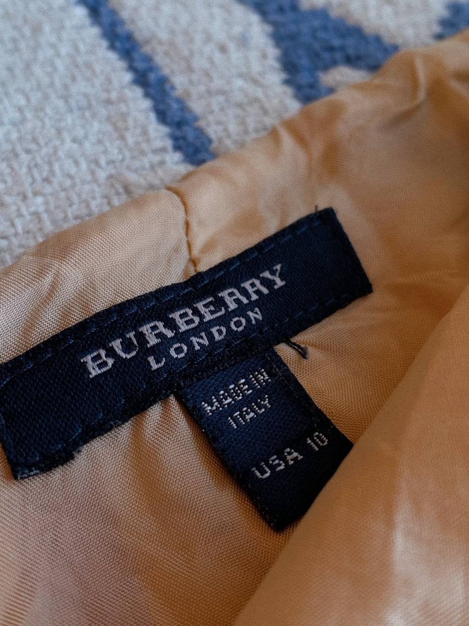 Burberry Burberry Nova Check Skirt Beige Wool Size 32" / US 10 / IT 46 - 7 Thumbnail