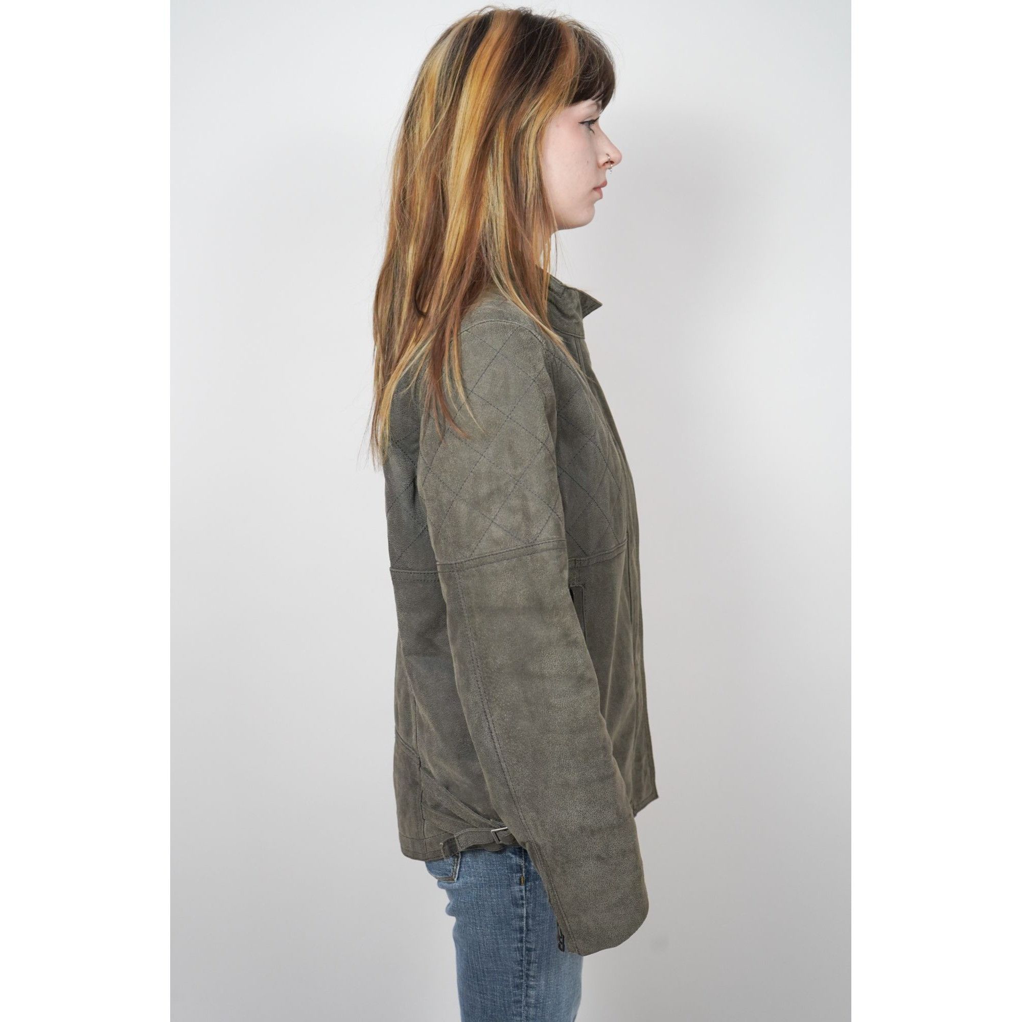 Danier Vintage Danier Suede Leather Oliver Jacket Size L / US 10 / IT 46 - 7 Thumbnail