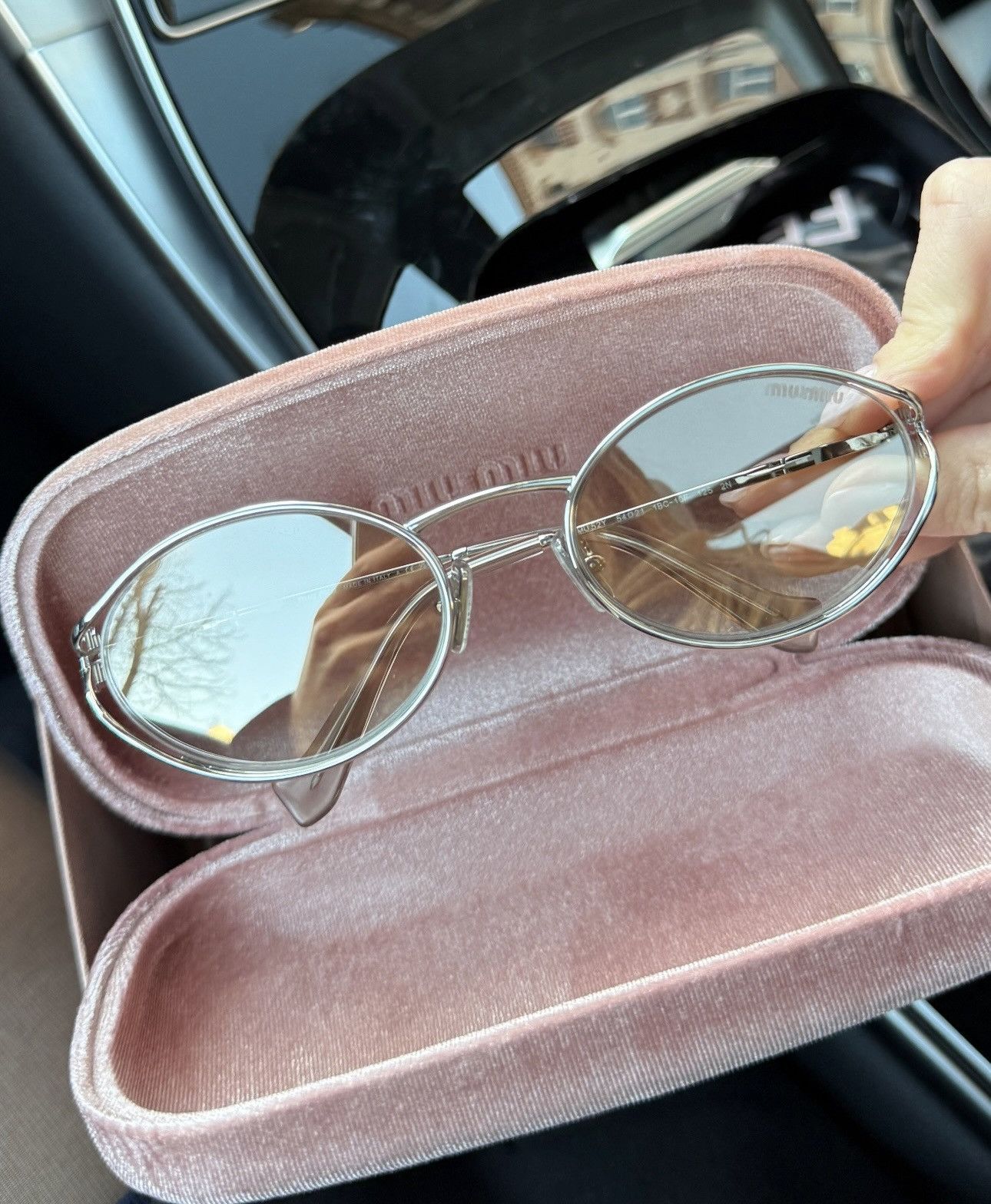 Miu Miu × Vintage NEW Miu Miu sunglasses SMU 52YS 1BC10F Size ONE SIZE - 1 Thumbnail