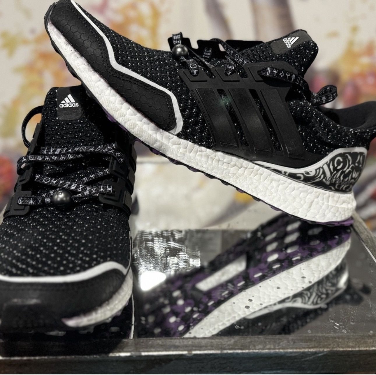 Adidas adidas Adidas Black Panther Wakanda Forever Edition Sneakers Size US 12 / EU 45 - 6 Thumbnail