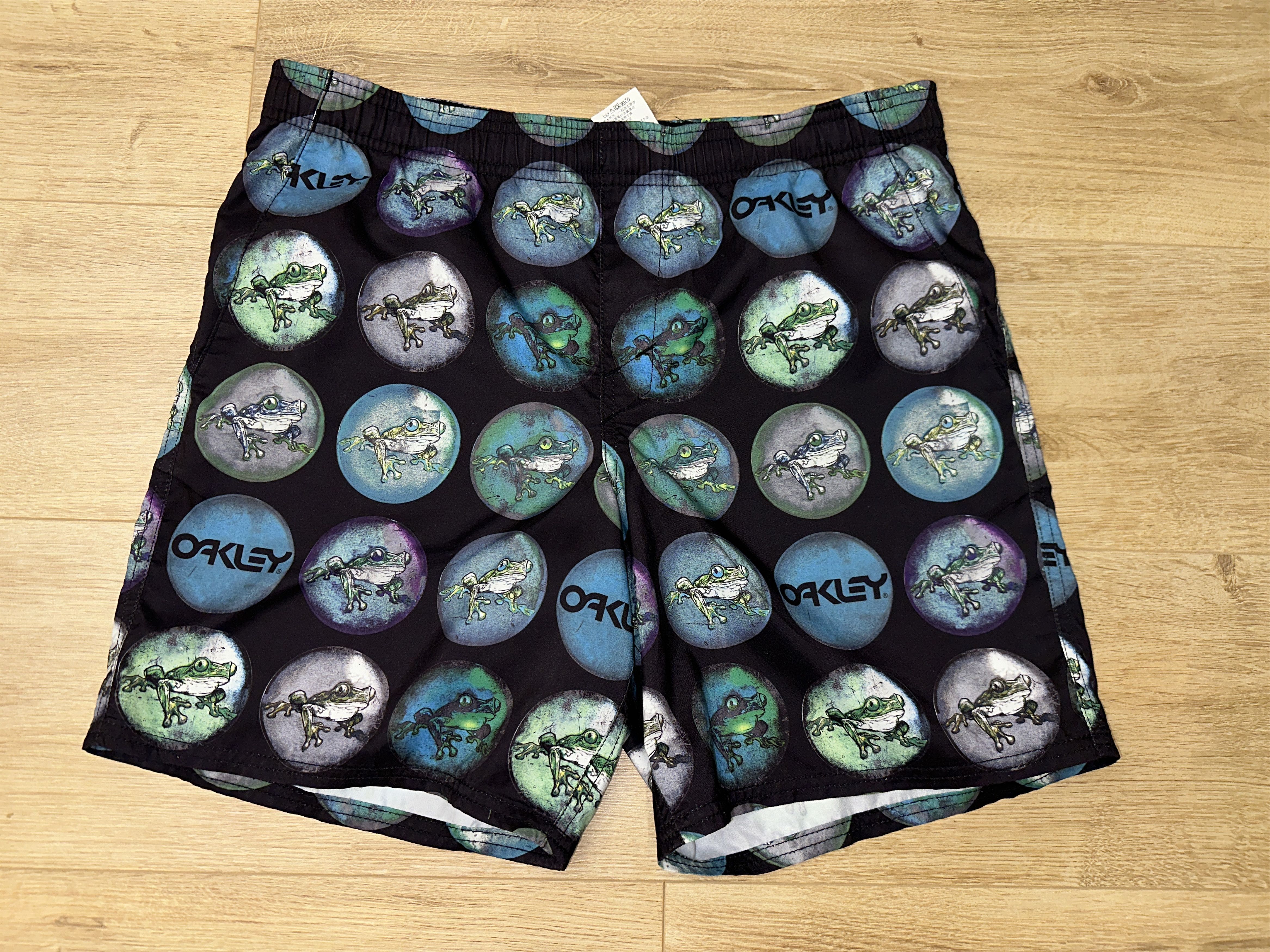 Oakley Oakley Frog Print Swim Shorts Polyester Size 30 Beach Swim Size US 32 / EU 48 - 1 Thumbnail